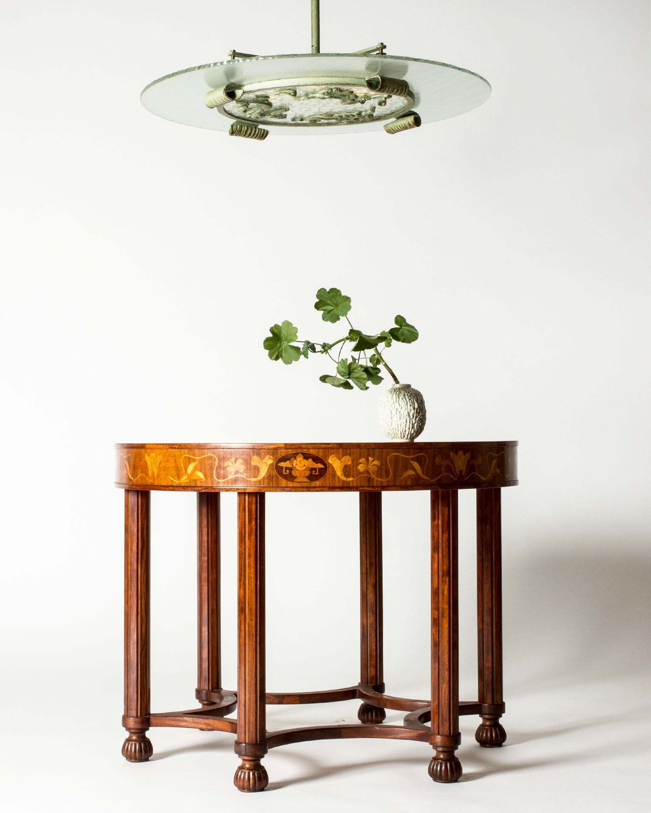 9822.0 Swedish Grace plafondlamp van Bjerkås Armatur, Zweden, jaren 1940 photo