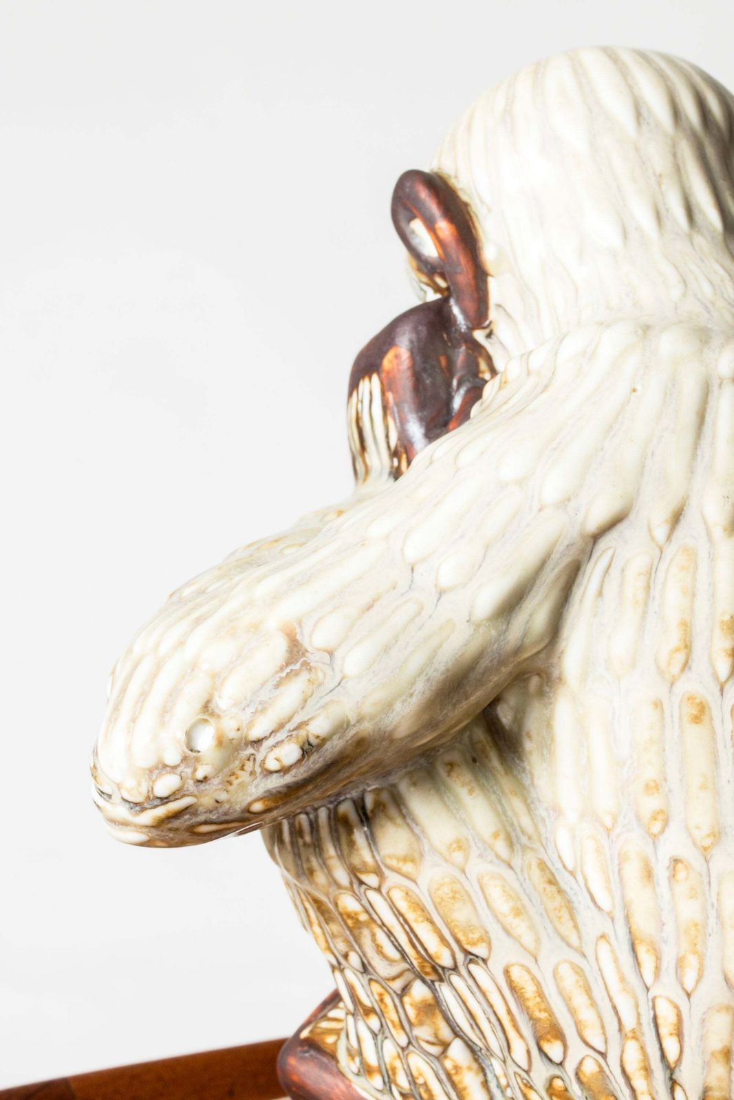 photo furniture Sculpture de singe en grès mid-century, Gunnar Nylund, Rörstrand, Suède, années 1940