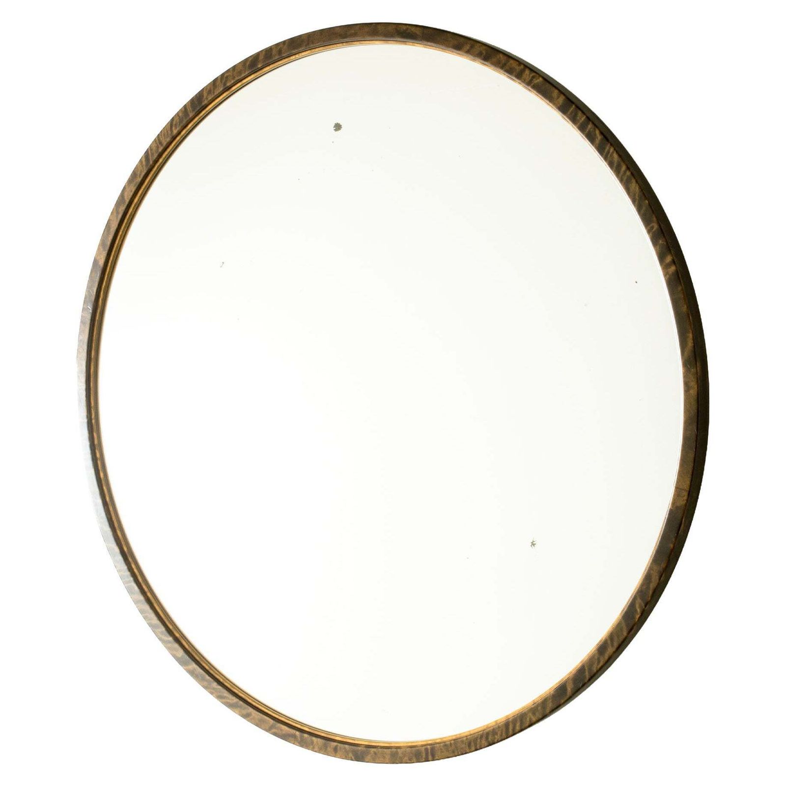 Functionalist Birch Mirror, Förenade Möbelfabrikerna, Linköping, Sweden, 1930s