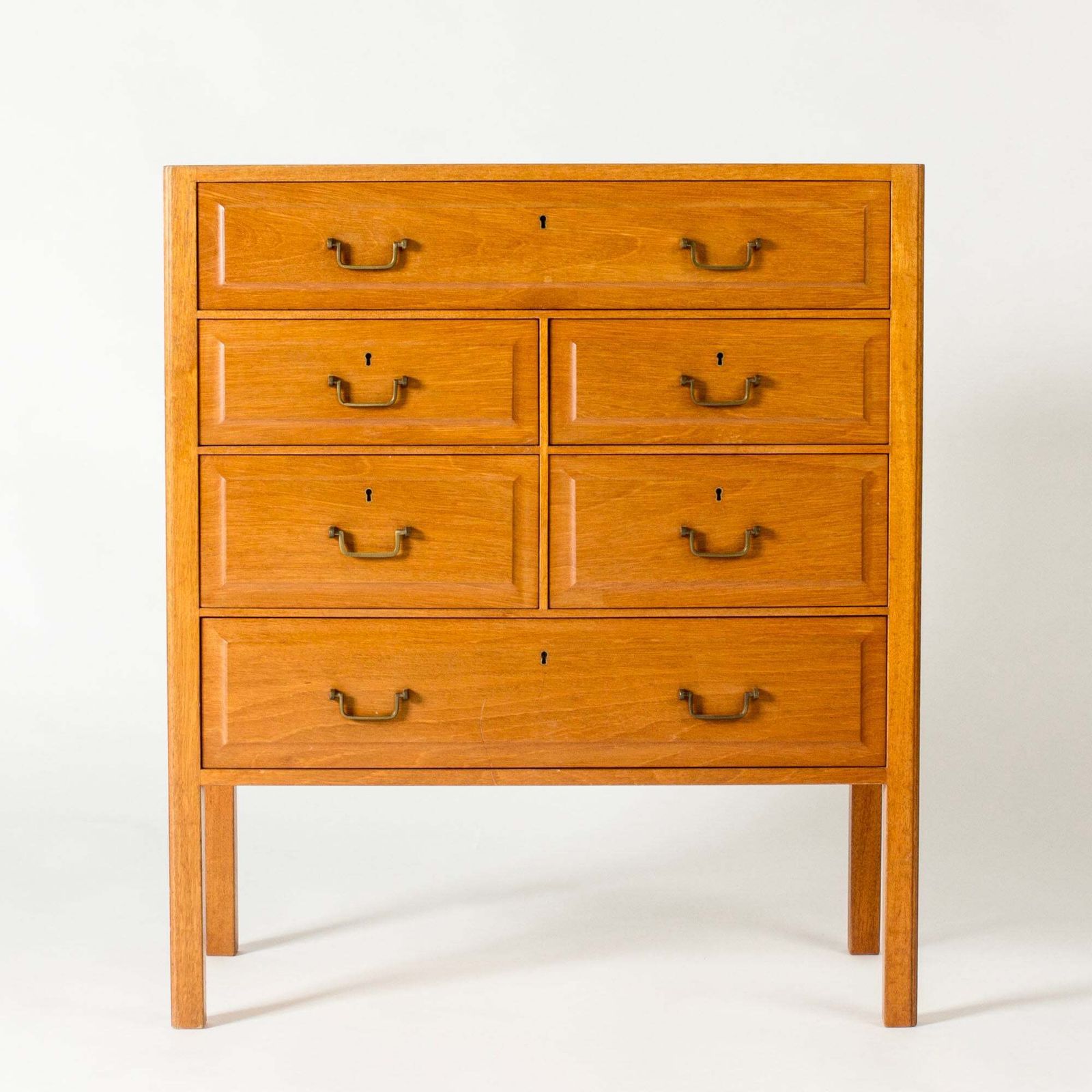 Mid-Century Mahogany Ladekast van Josef Frank, Zweden, ca. jaren 1950 photo Meubels