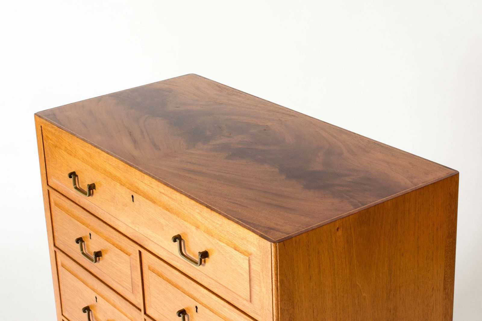 Mid-Century Mahogany Ladekast van Josef Frank, Zweden, ca. jaren 1950 photo vinterior