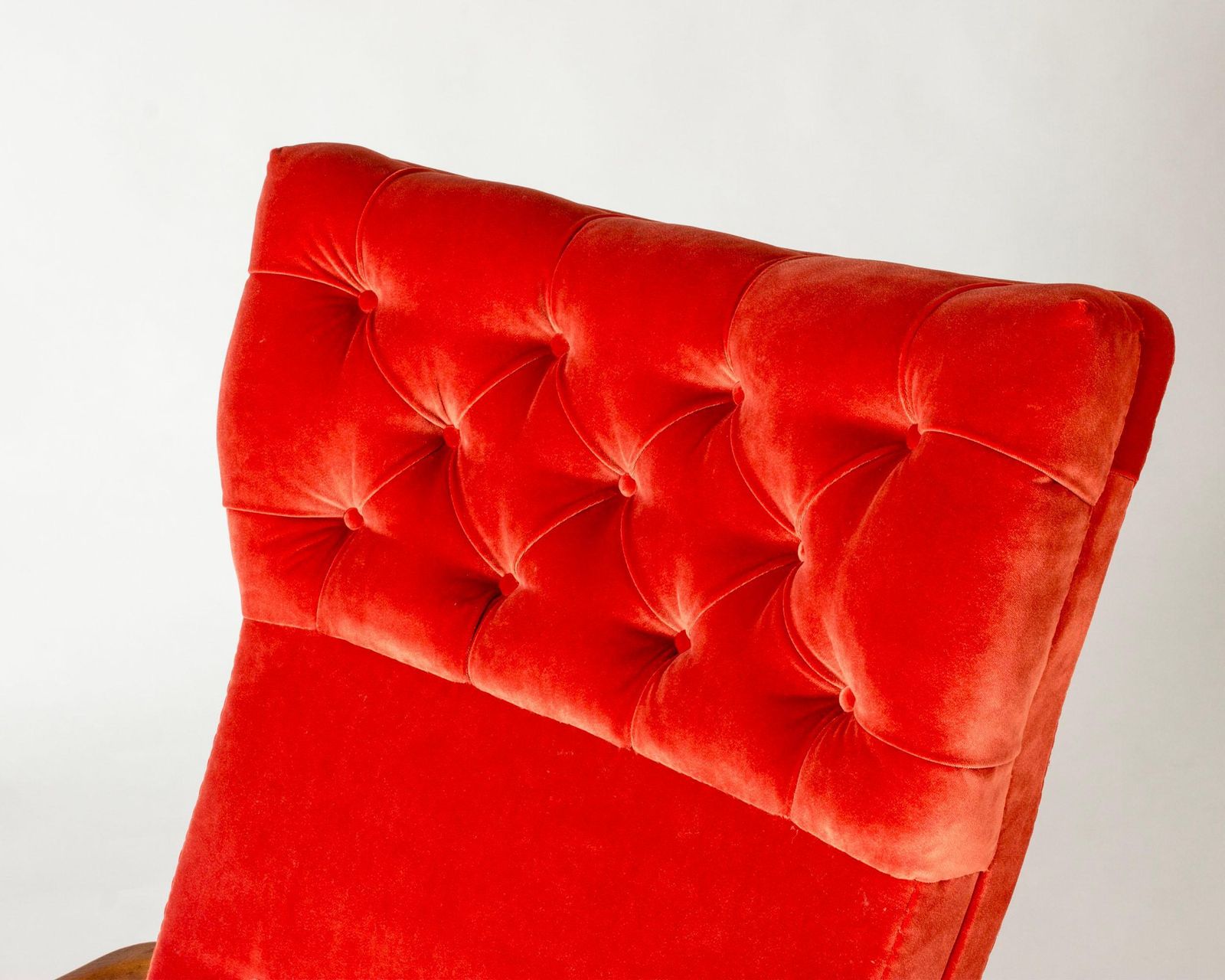 photo furniture Swedish Modern loungestoel van Carl Cederholm, Firma Stil & Form, Zweden, jaren 1940