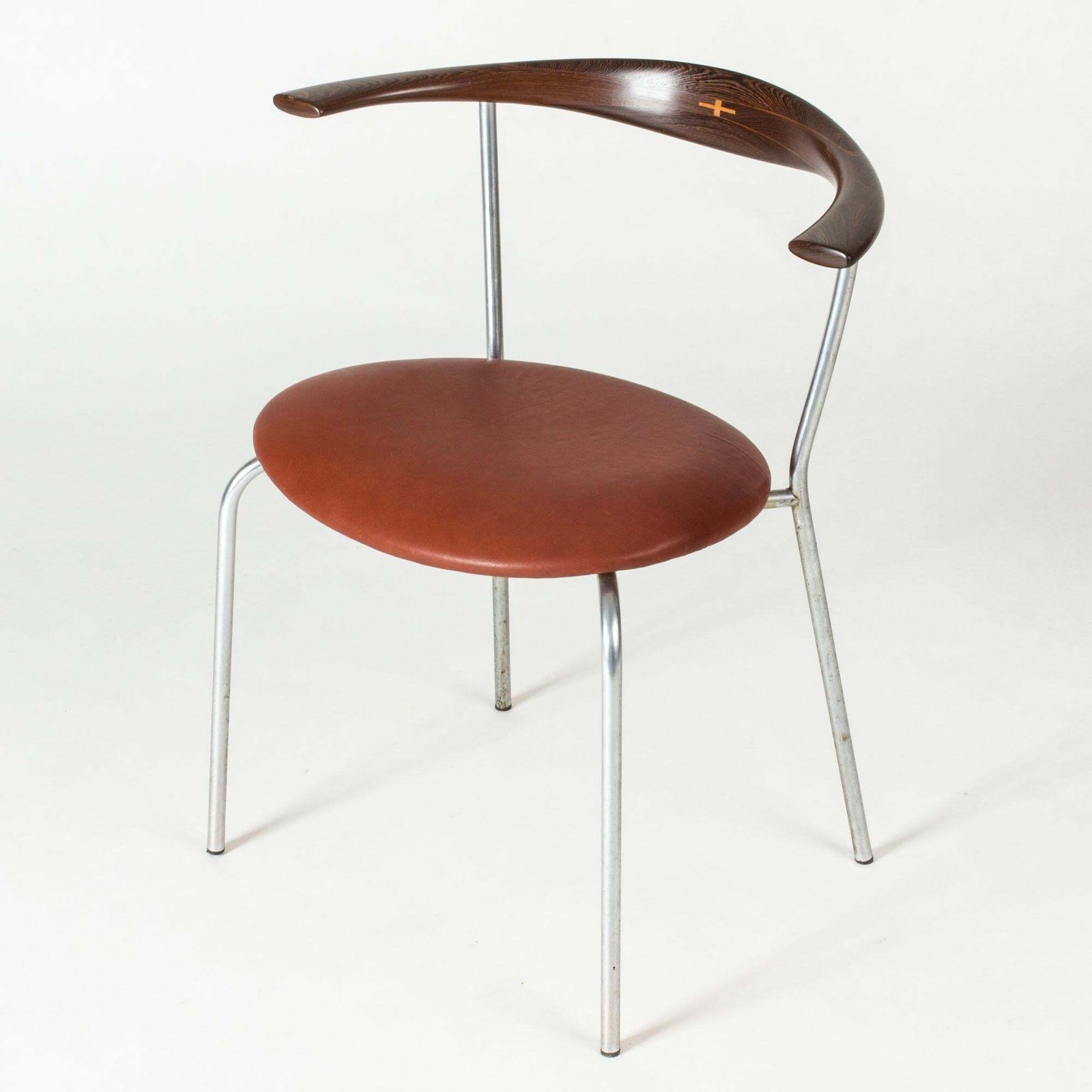 Set Of Six Midcentury "Jh 701" Dining Chairs, Hans J. Wegner, Denmark, 1950s photo vintage