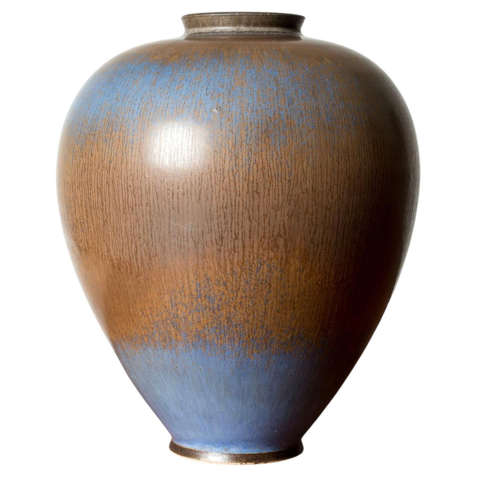 Midcentury Stoneware Vase By Berndt Friberg, Gustavsbergs Studio, Sweden, 1950