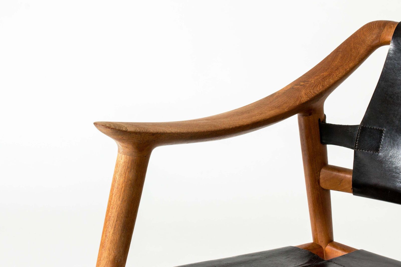 Mid-century teakhouten lounge chair van Rastad & Relling, Gustav Bahus, Noorwegen, jaren 1950 photo vintage