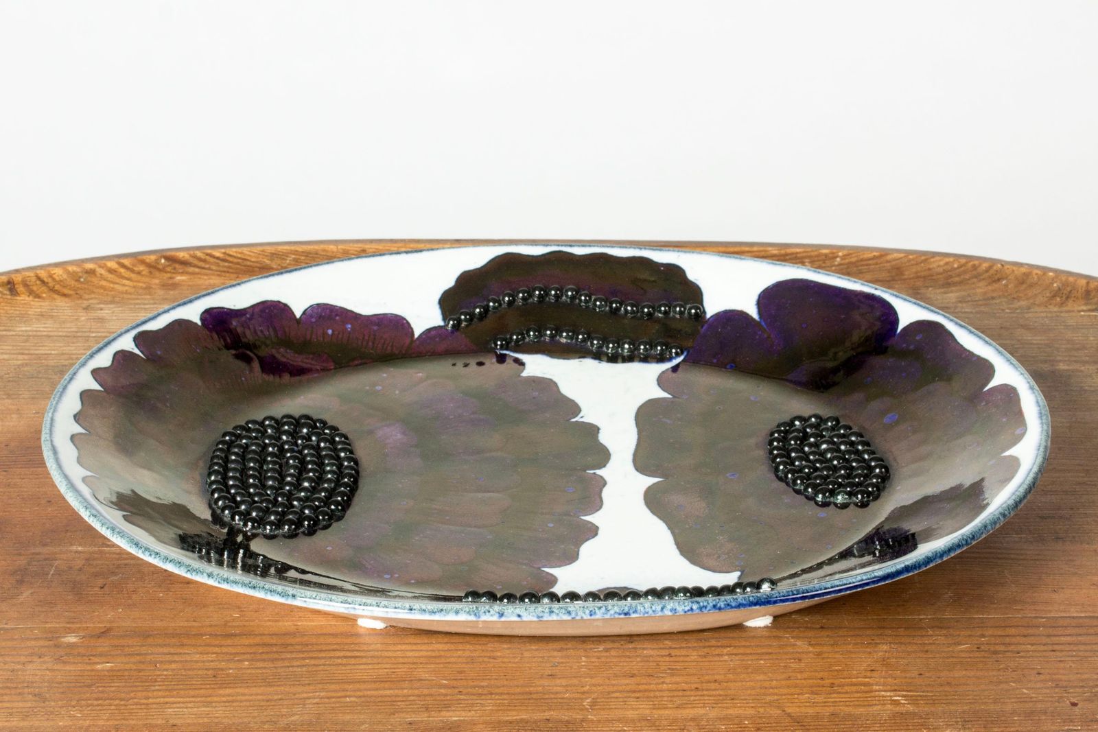 photo furniture Uniek stoneware bord van Birger Kaipiainen voor Arabia, Finland, jaren 1960/70