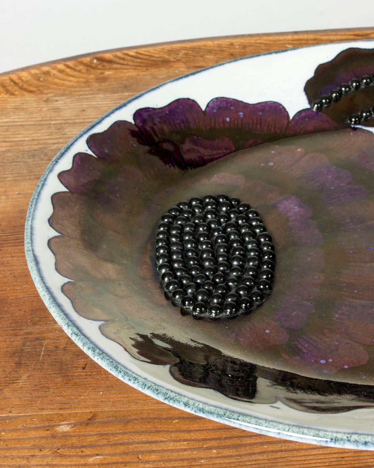 photo for sale Uniek stoneware bord van Birger Kaipiainen voor Arabia, Finland, jaren 1960/70