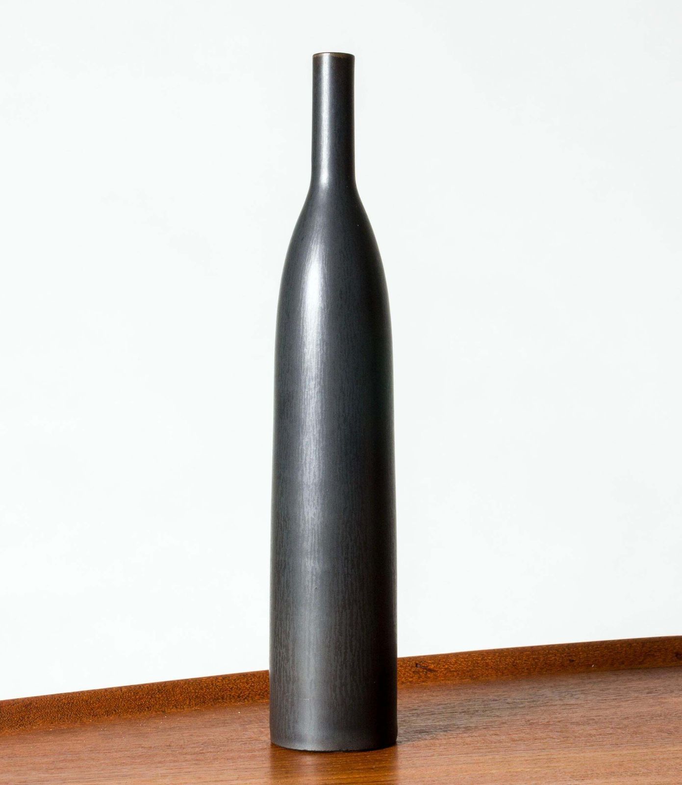 Midcentury Stoneware Vase By Carl Harry Stålhane, Rörstrand, Sweden, 1950s photo Home Decor