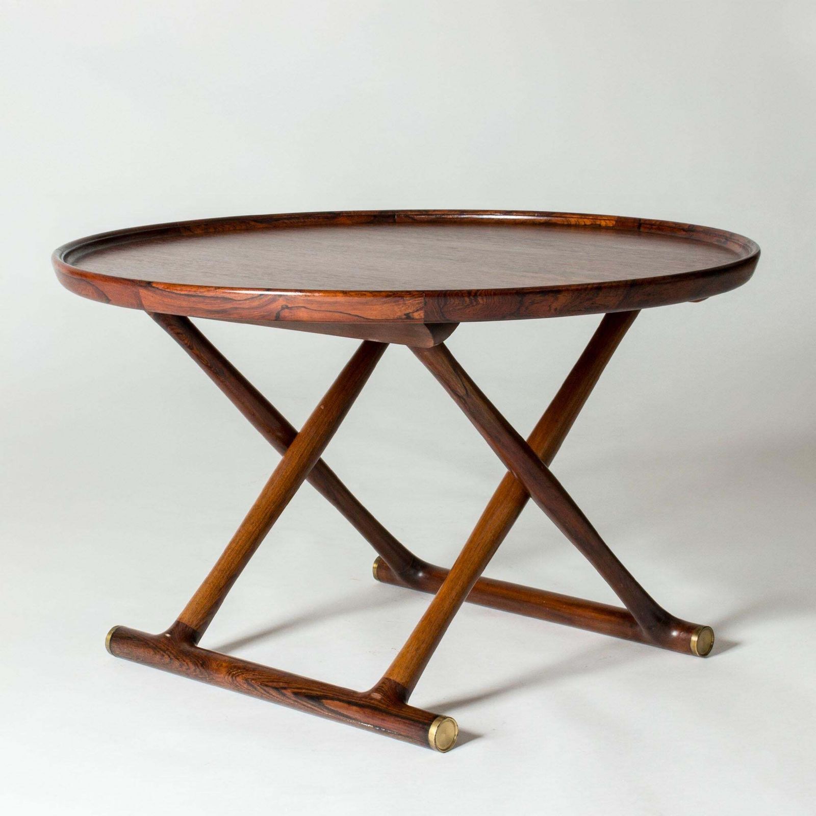 Danish Modern rozenhout 'Egyptian Table' salontafel van Mogens Lassen, jaren 1940 photo 26193.0