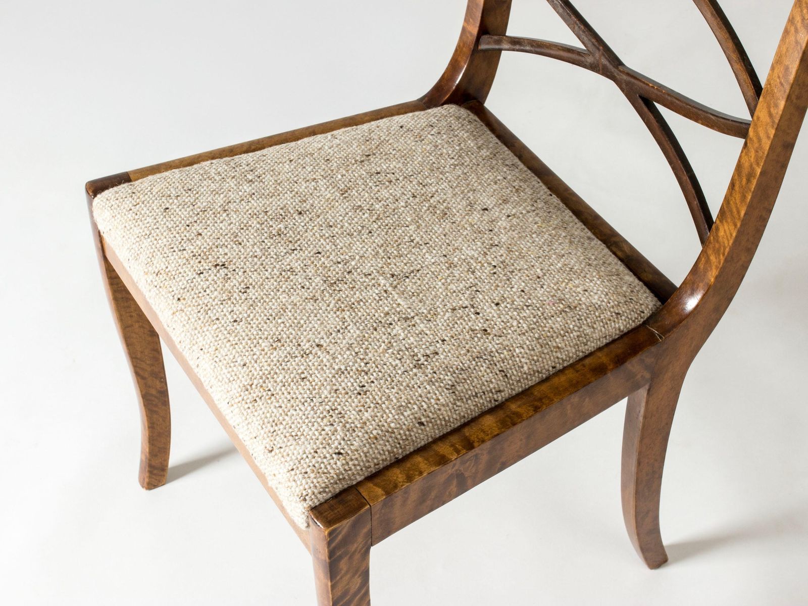 Swedish Grace stoelen zonder armleuningen van Carl Malmsten, Smf Bodafors, jaren 1920 photo vinterior