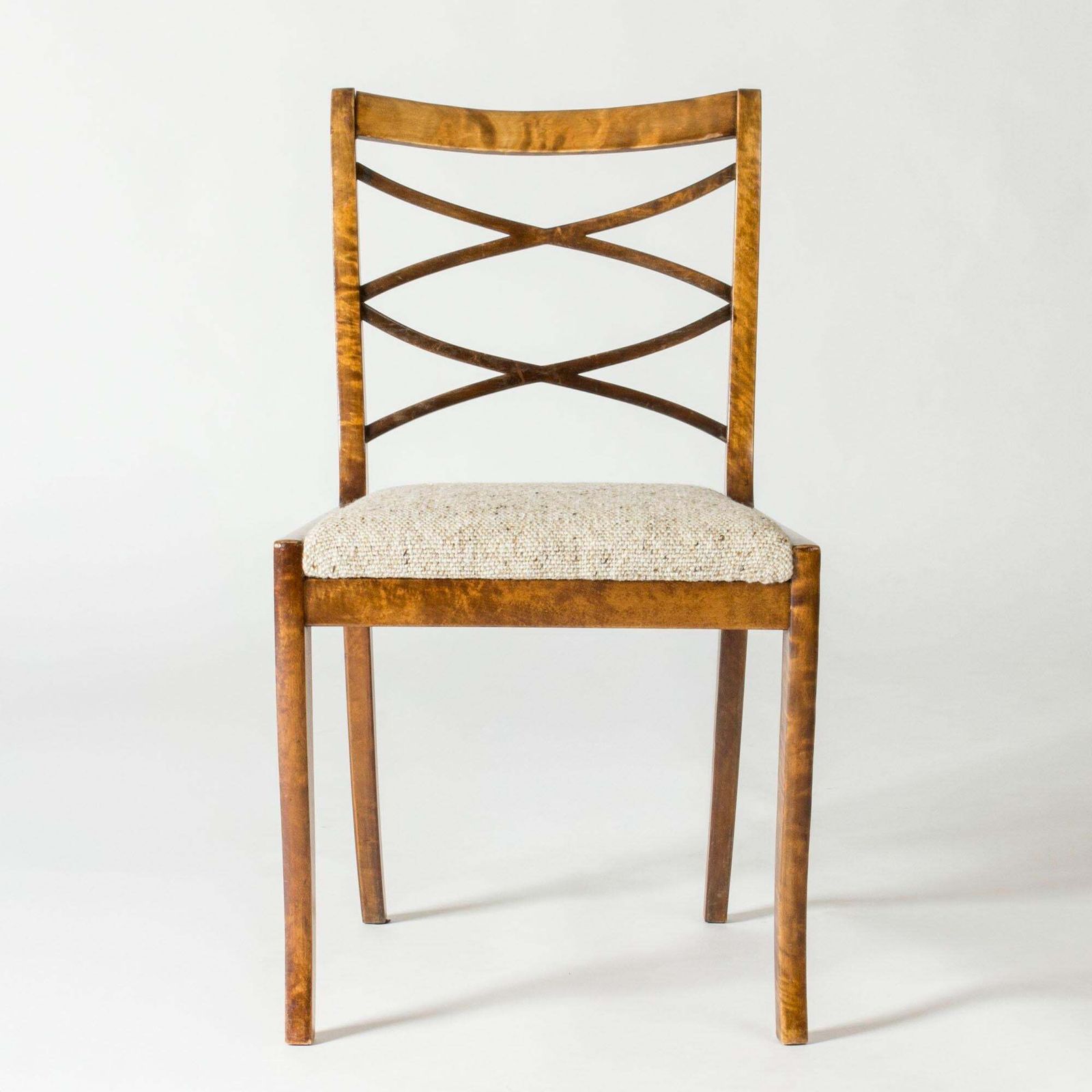 Swedish Grace stoelen zonder armleuningen van Carl Malmsten, Smf Bodafors, jaren 1920 photo vintage