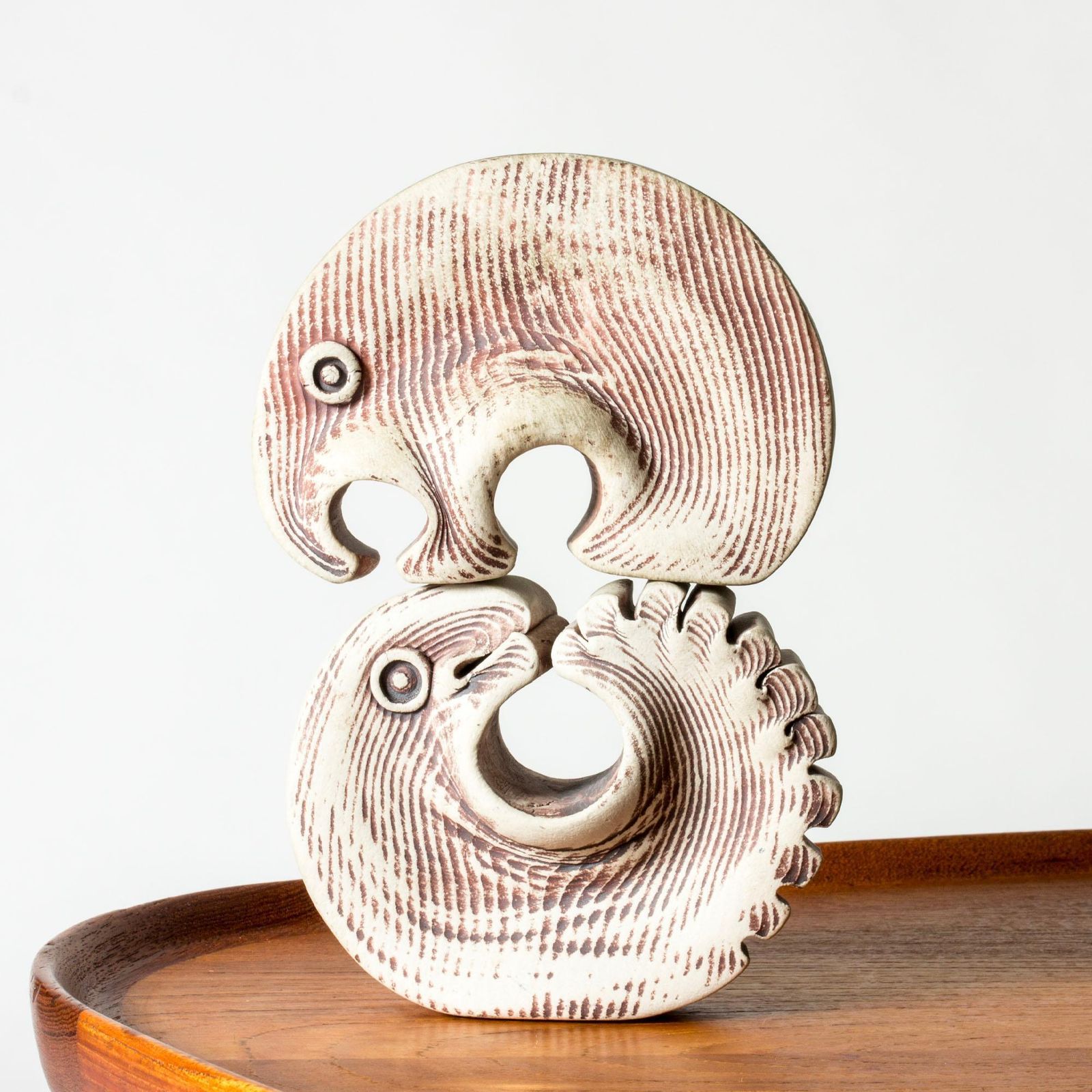 Sculptures en grès « Boris » par Boris Stojkov, Gustavsberg, Suède, années 1960 photo furniture