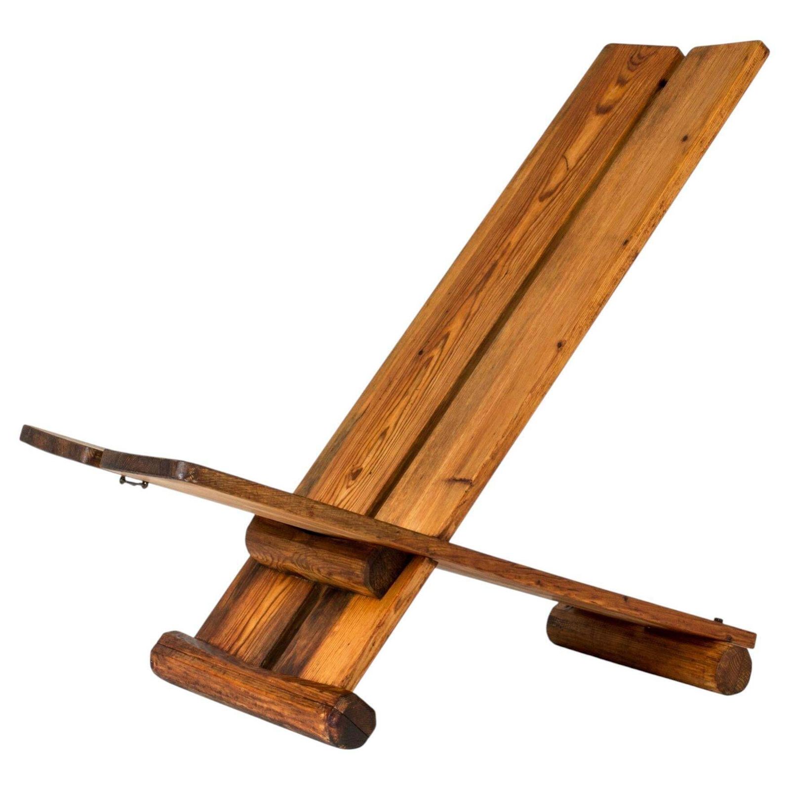 "Skoga" Pine Lounge Chair by Axel Einar Hjorth, NK, Sweden, jaren 1930