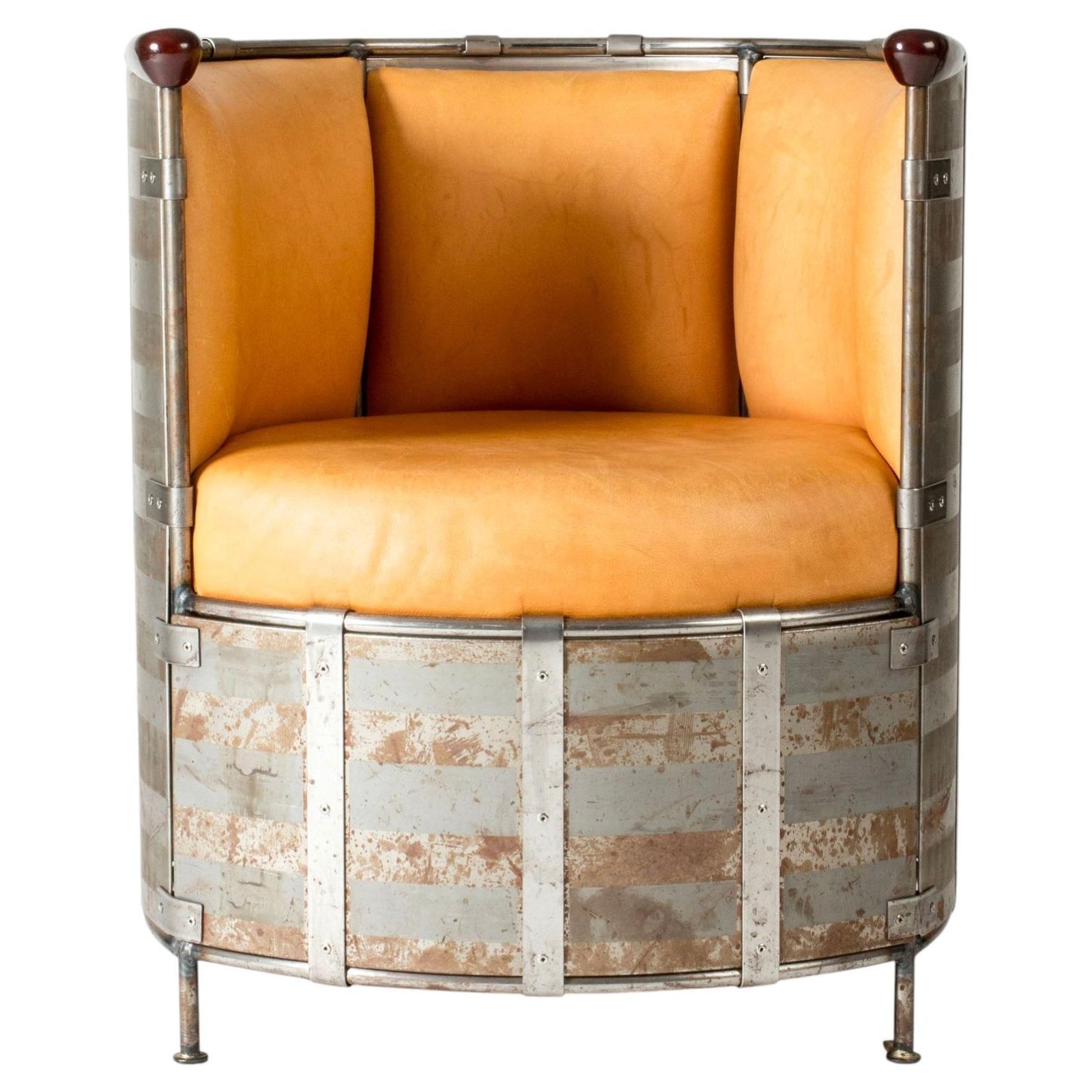 Post Modernist "Moose Skin Lounge Chair", Mats Theselius, Källemo, Sweden, 1991