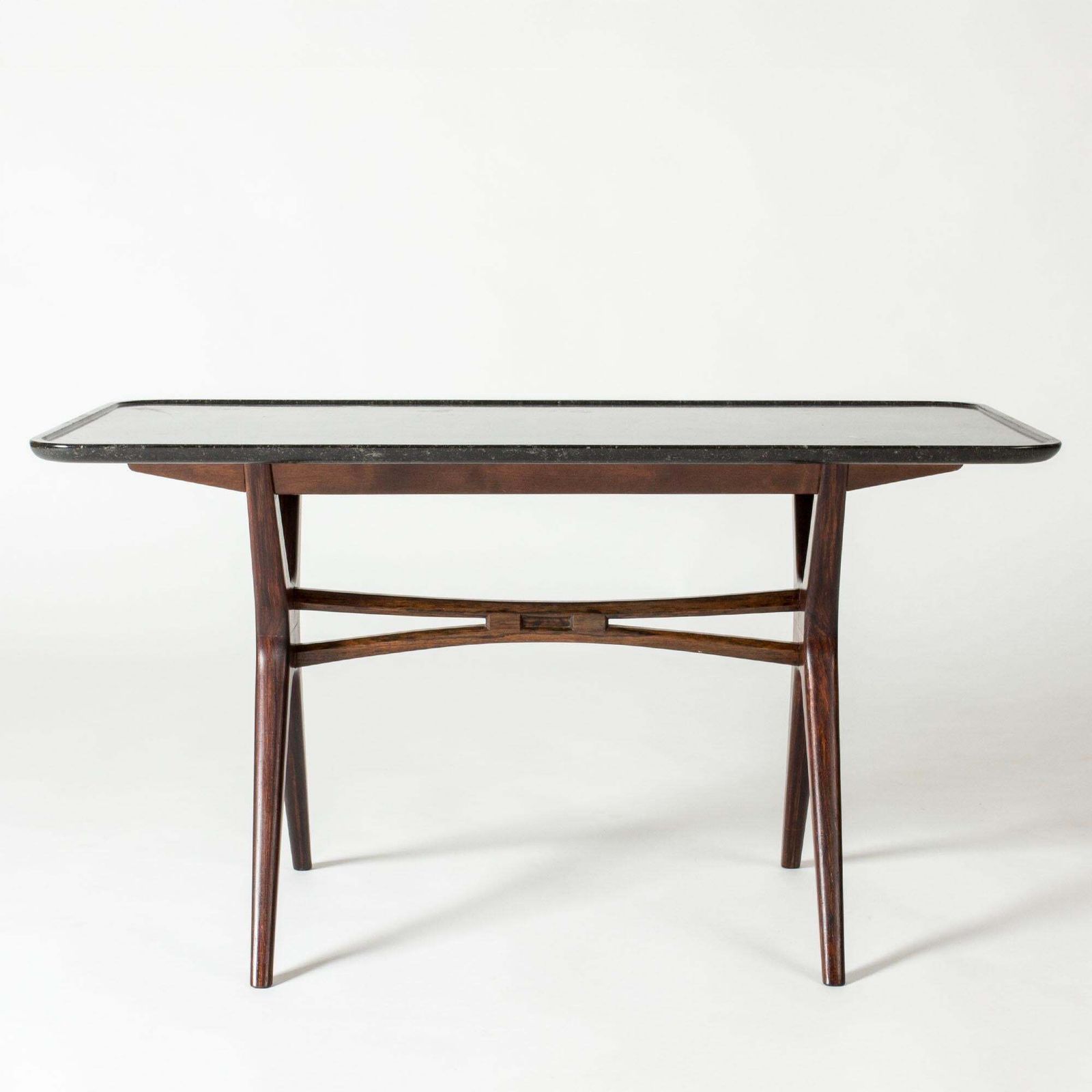 Swedish Modern Rosewood Coffee Table By Carl Axel Acking photo vinterior