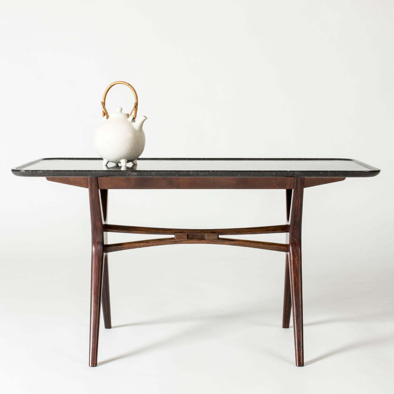 Furniture Swedish Modern Rosewood Coffee Table By Carl Axel Acking photo