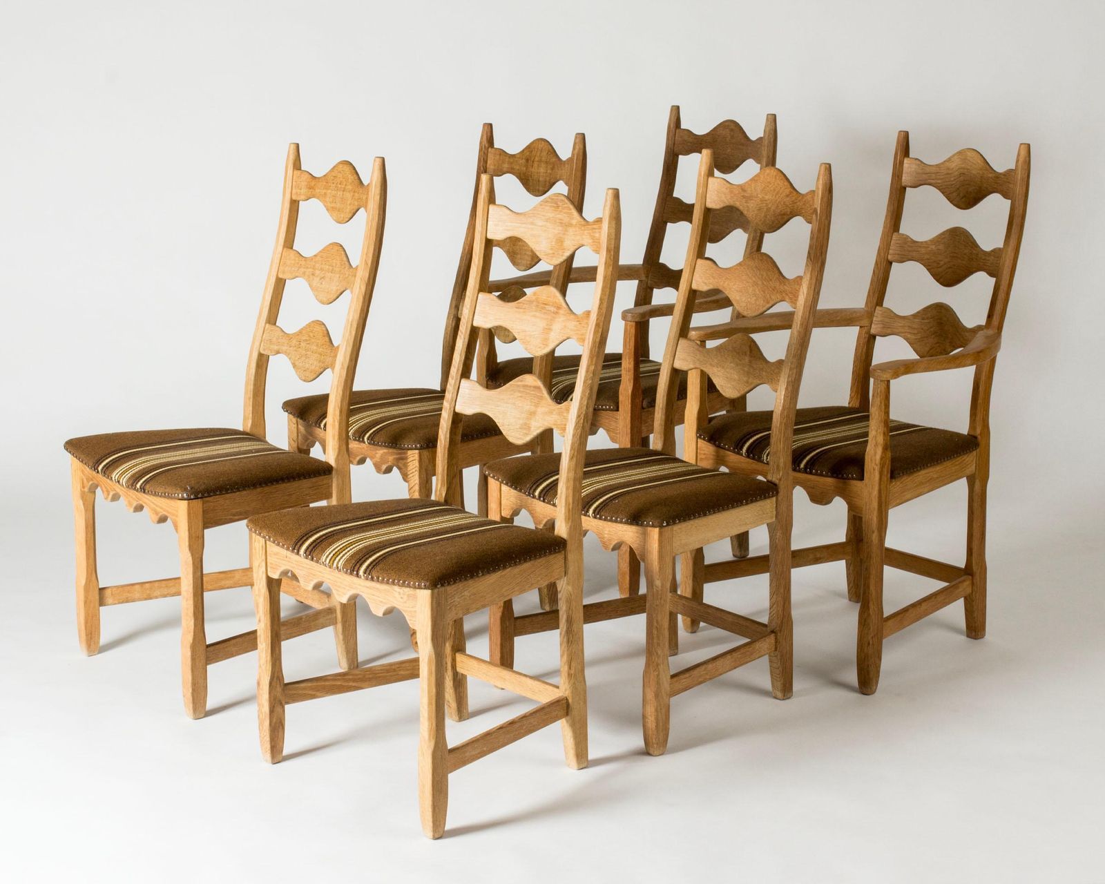 Midcentury Modern Dining Chairs By Henning Kjærnulf, Denmark, 1960s, Set Of Six photo furniture