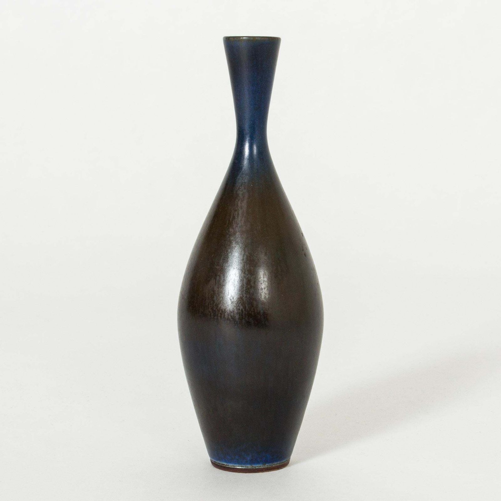Midcentury Stoneware Vase By Berndt Friberg, Gustavsberg, Sweden, 1965 photo furniture