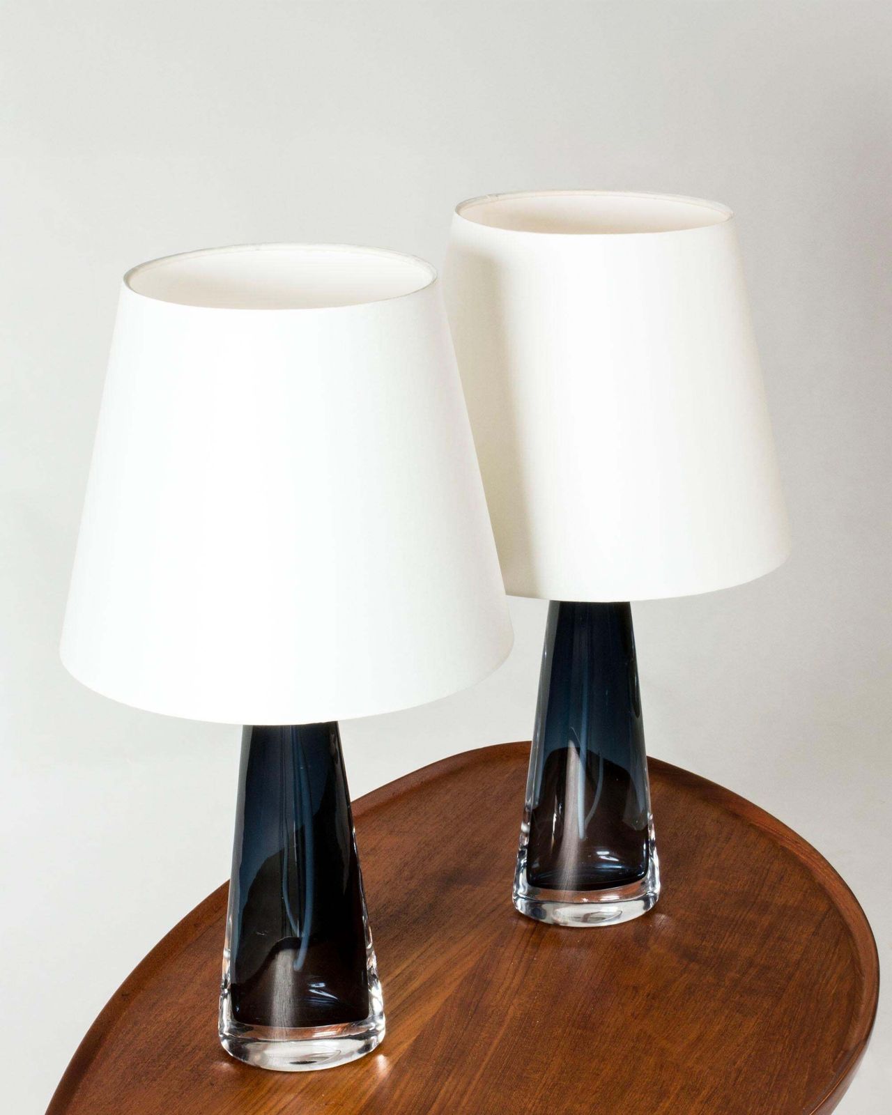 Paar glazen tafellampen van Carl Fagerlund photo 2553.0