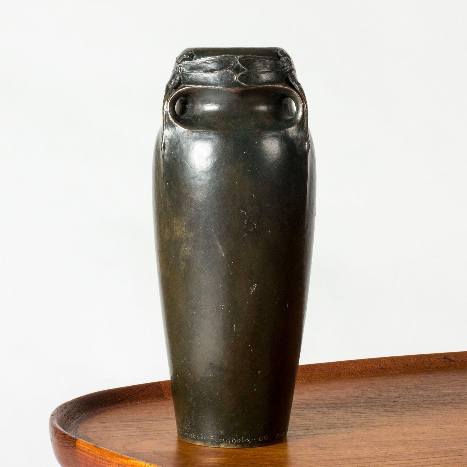 Art Noveau Bronze Vase By A. Granberg For Hugo Elmqvist, Sweden, Ca 1900 photo furniture