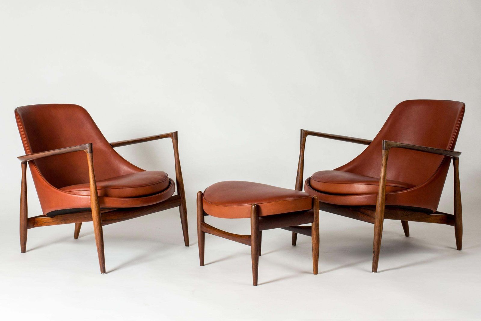 Fauteuils de salon scandinaves modernes « Elizabeth » par Ib Kofod Larsen, Danemark, 1963 photo furniture