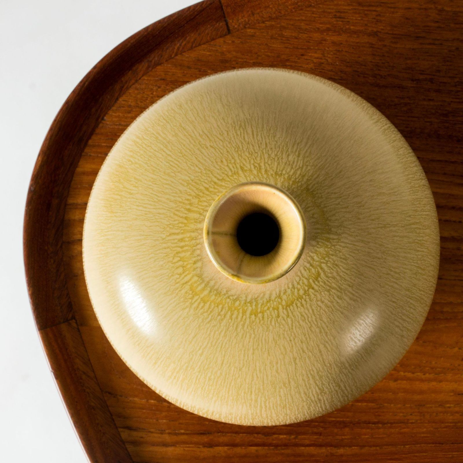Vase en grès mid-century par Berndt Friberg, Gustavsberg, Suède, 1964 photo Décoration