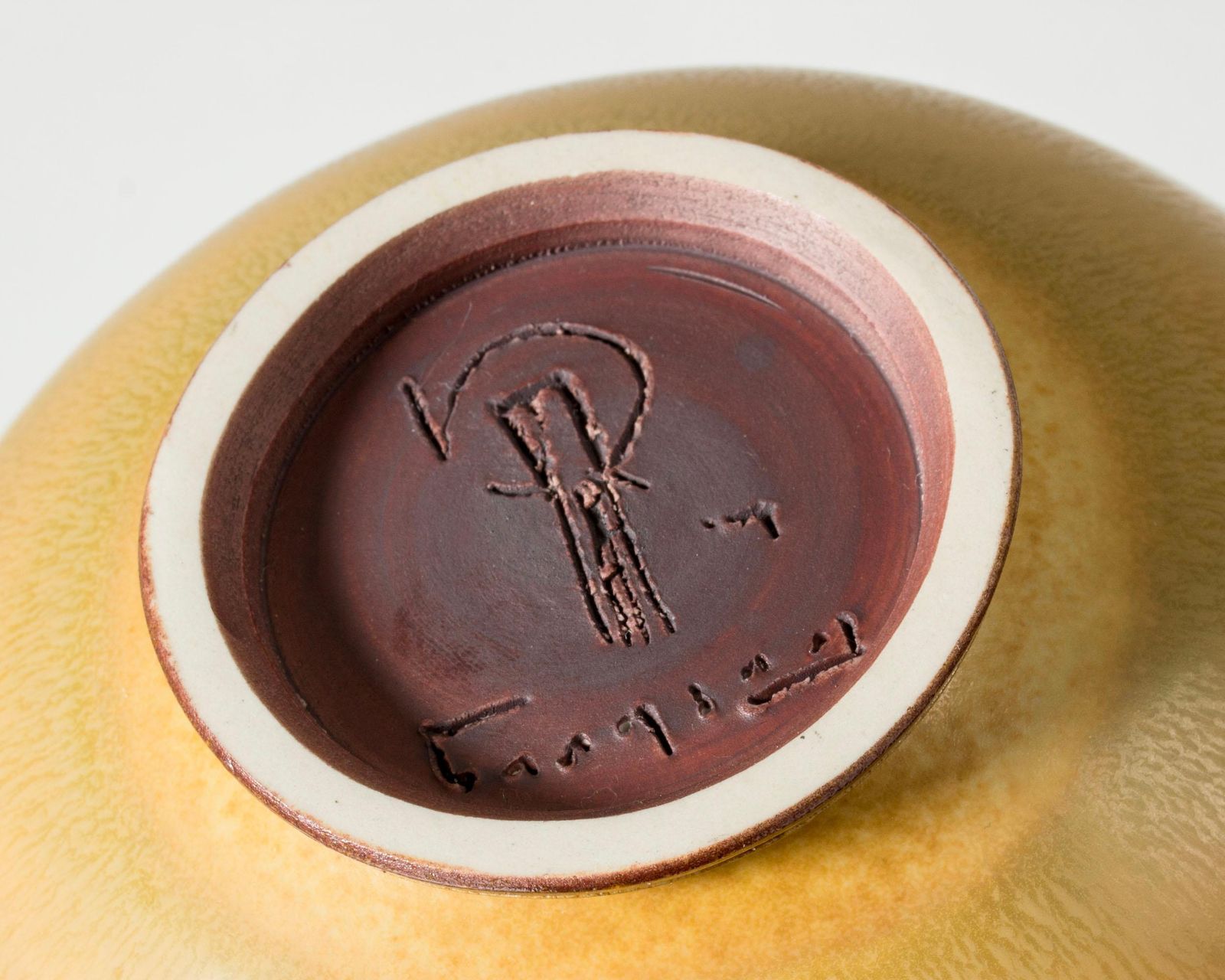 Vase en grès mid-century par Berndt Friberg, Gustavsberg, Suède, 1964 photo vinterior