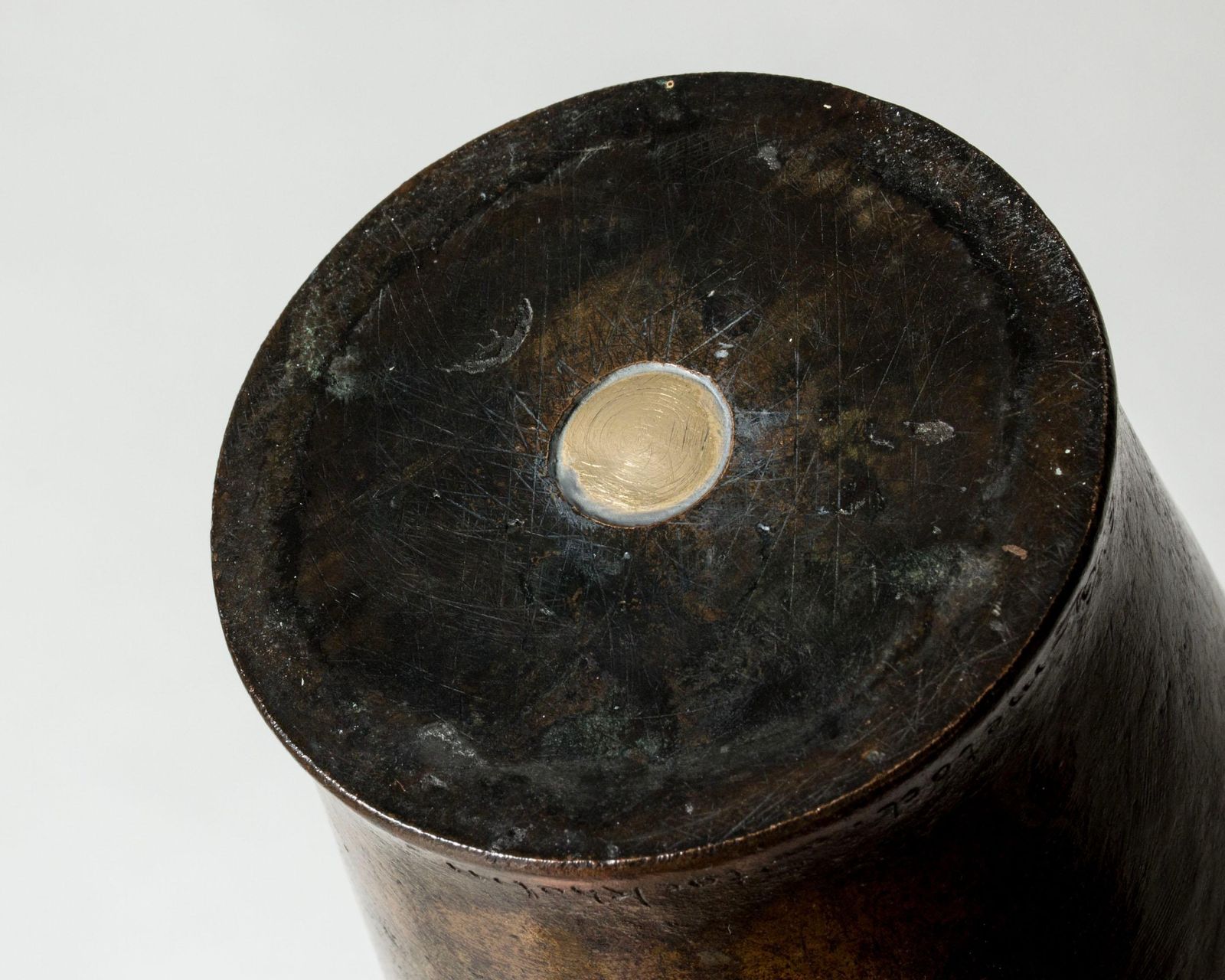 Art Noveau Bronze Vase By Hugo Elmqvist, Sweden, Ca 1900 photo buy