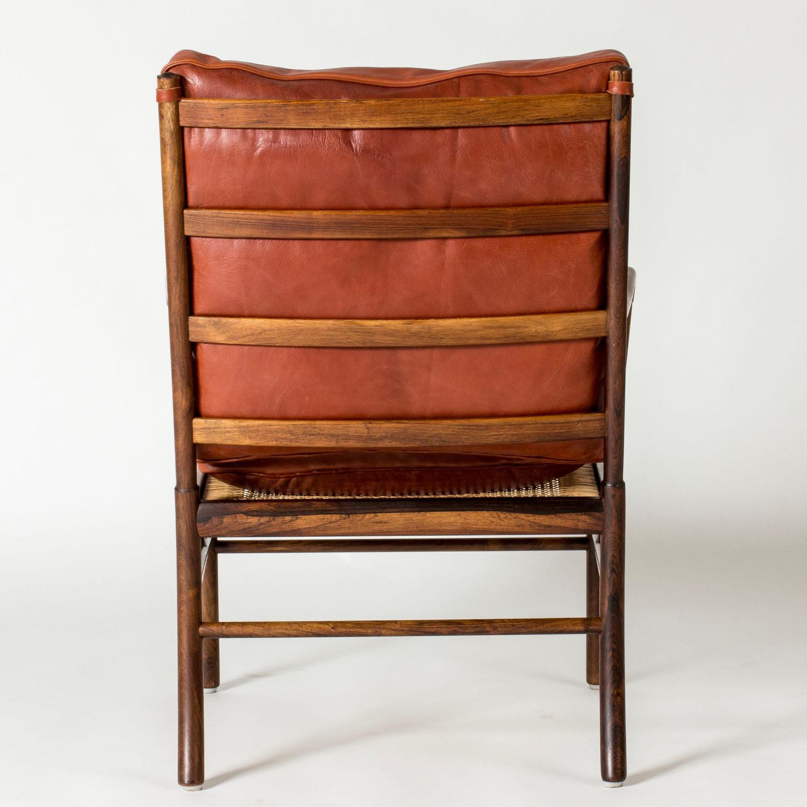 Scandinavian Modern "Colonial" Lounge Chairs by Ole Wanscher, Denemarken, jaren 1940 photo Meubels