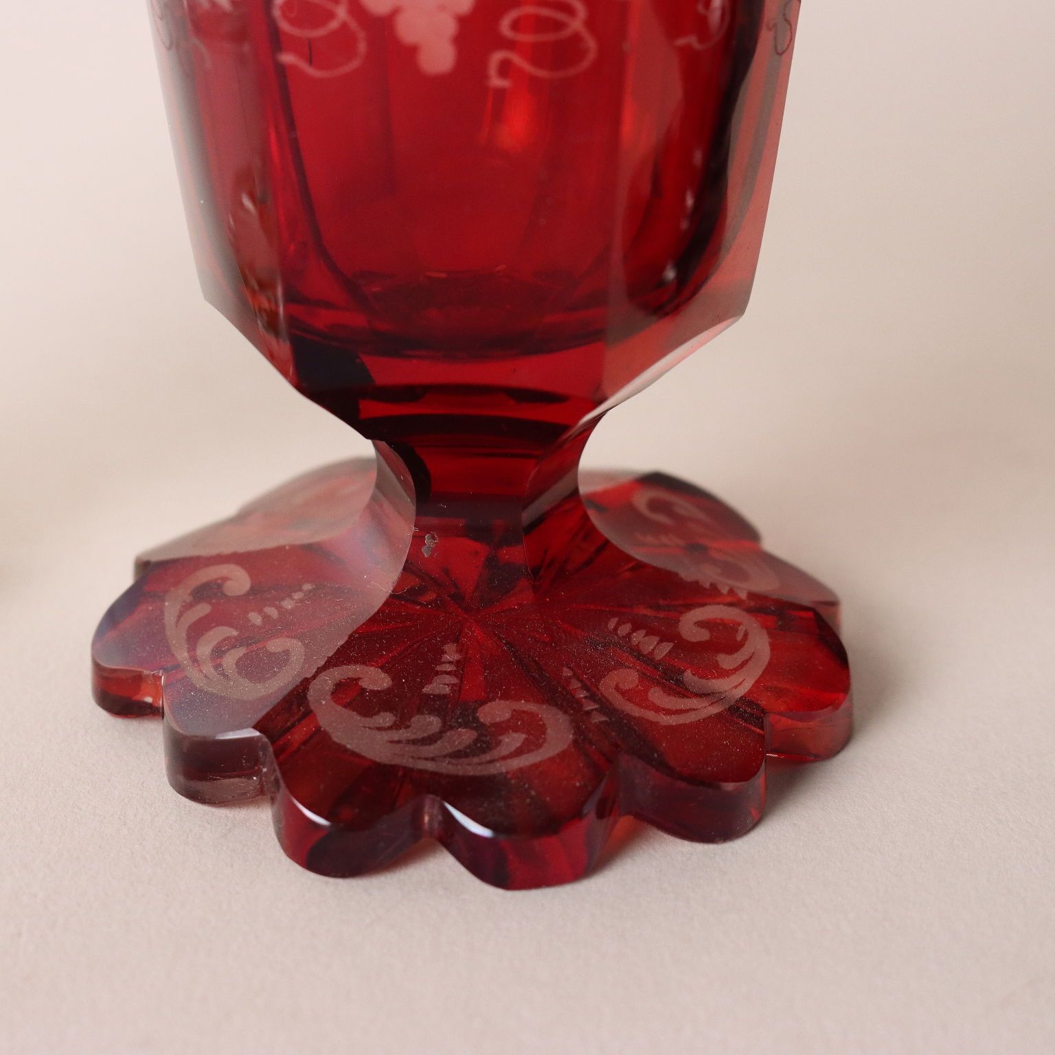 photo for sale Group Of Antique Glasses Coloured Glass Various Manufactures