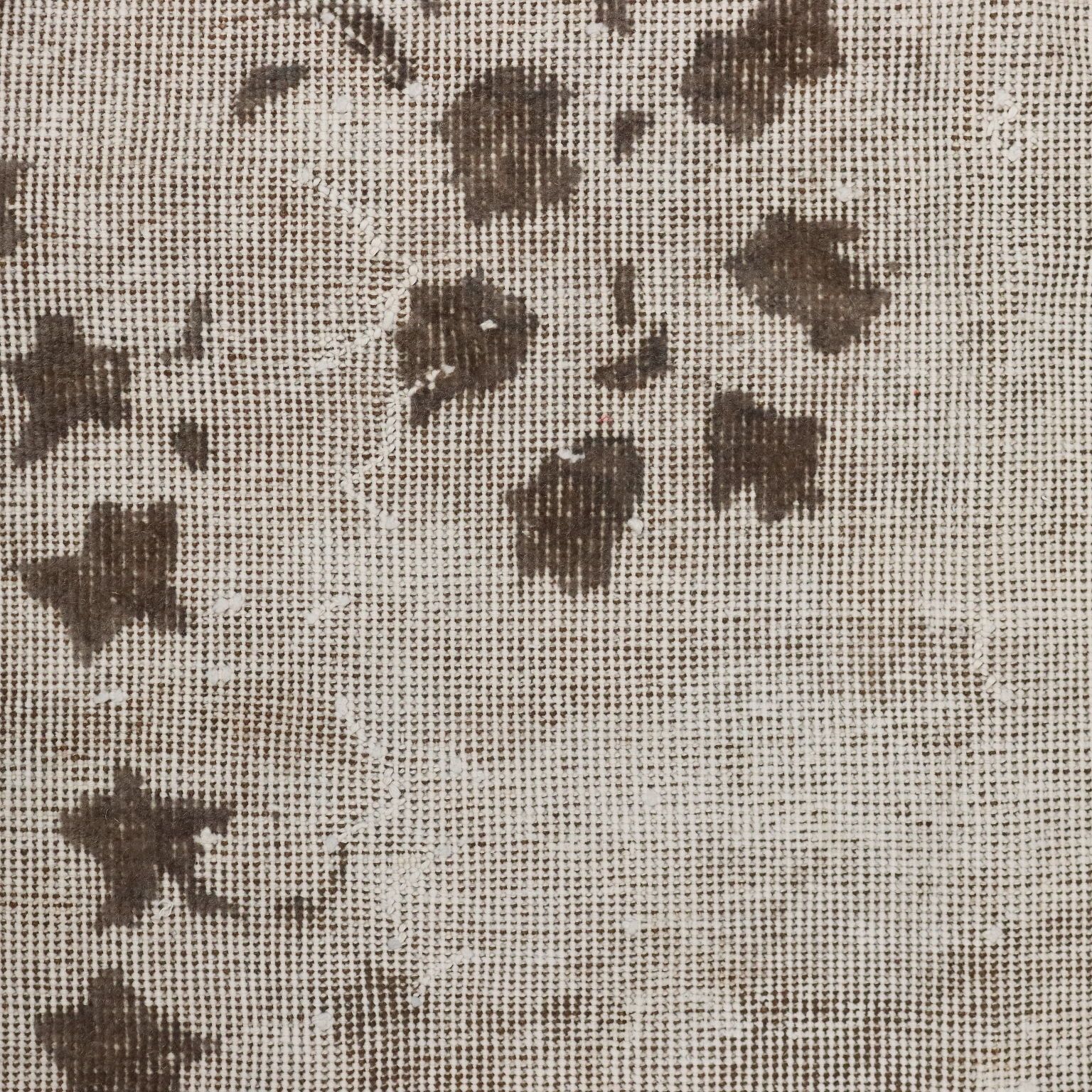 Tapis d'époque en laine et coton, nœud fin, fait main, 142 x 103 cm photo vintage