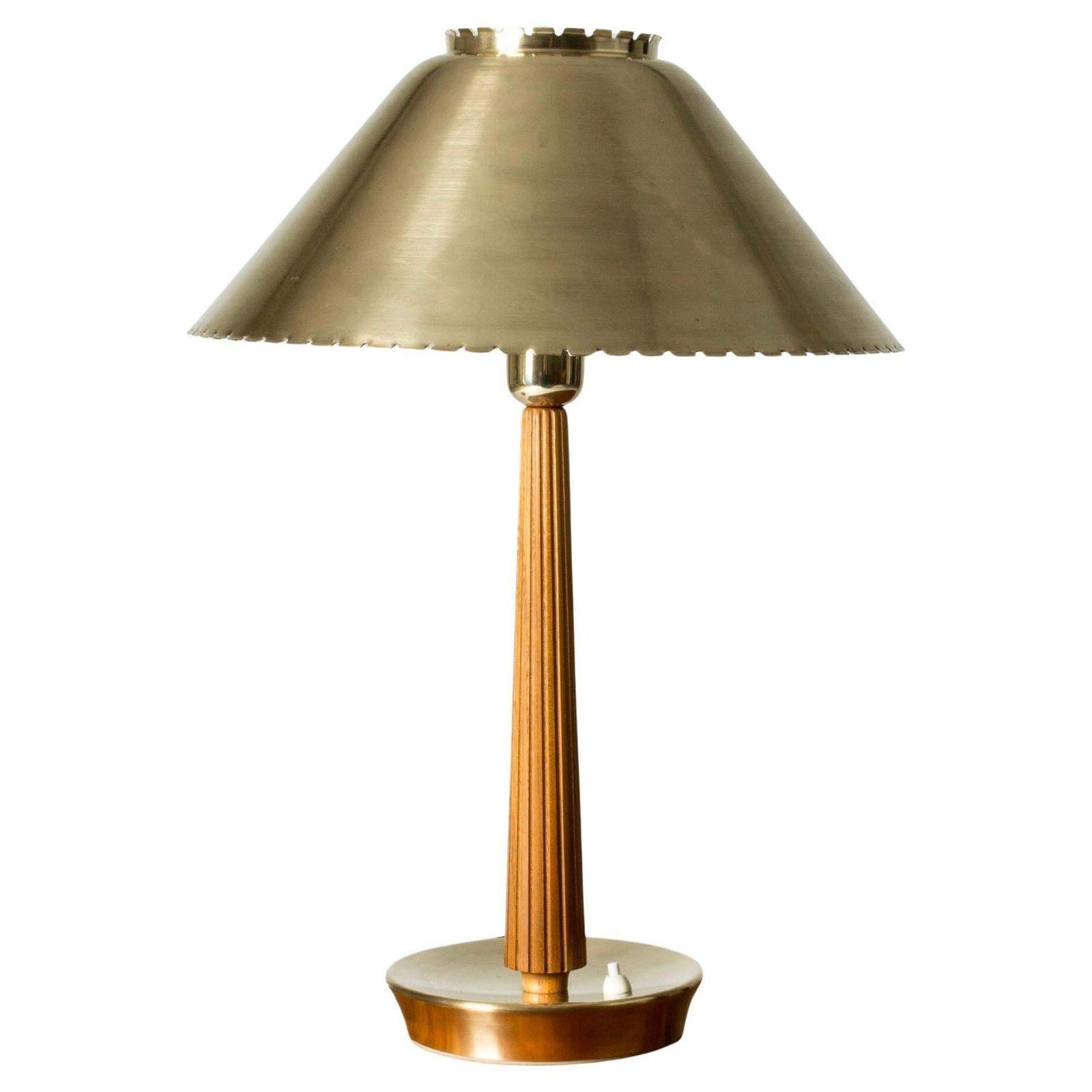 Lampe de table moderniste par Hans Bergström, Ateljé Lyktan, Suède, années 1940