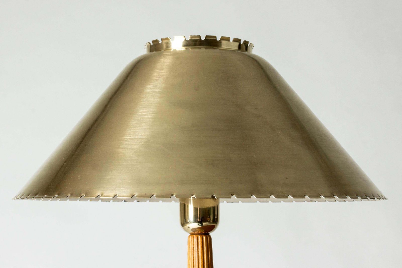 Lampe de table moderniste par Hans Bergström, Ateljé Lyktan, Suède, années 1940 photo Luminaires