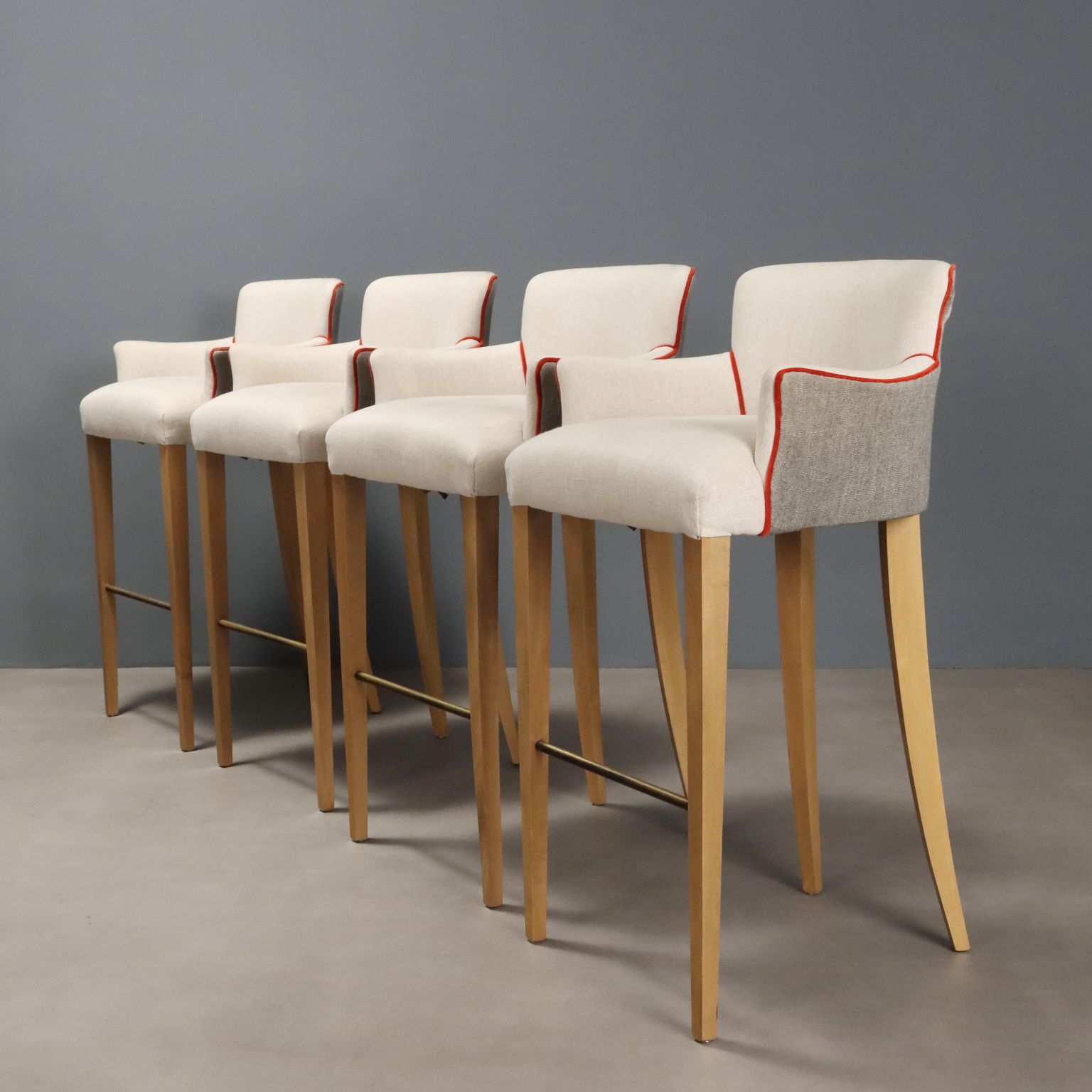 Set Of Eight English Stools By William Yeoward photo 2220.0