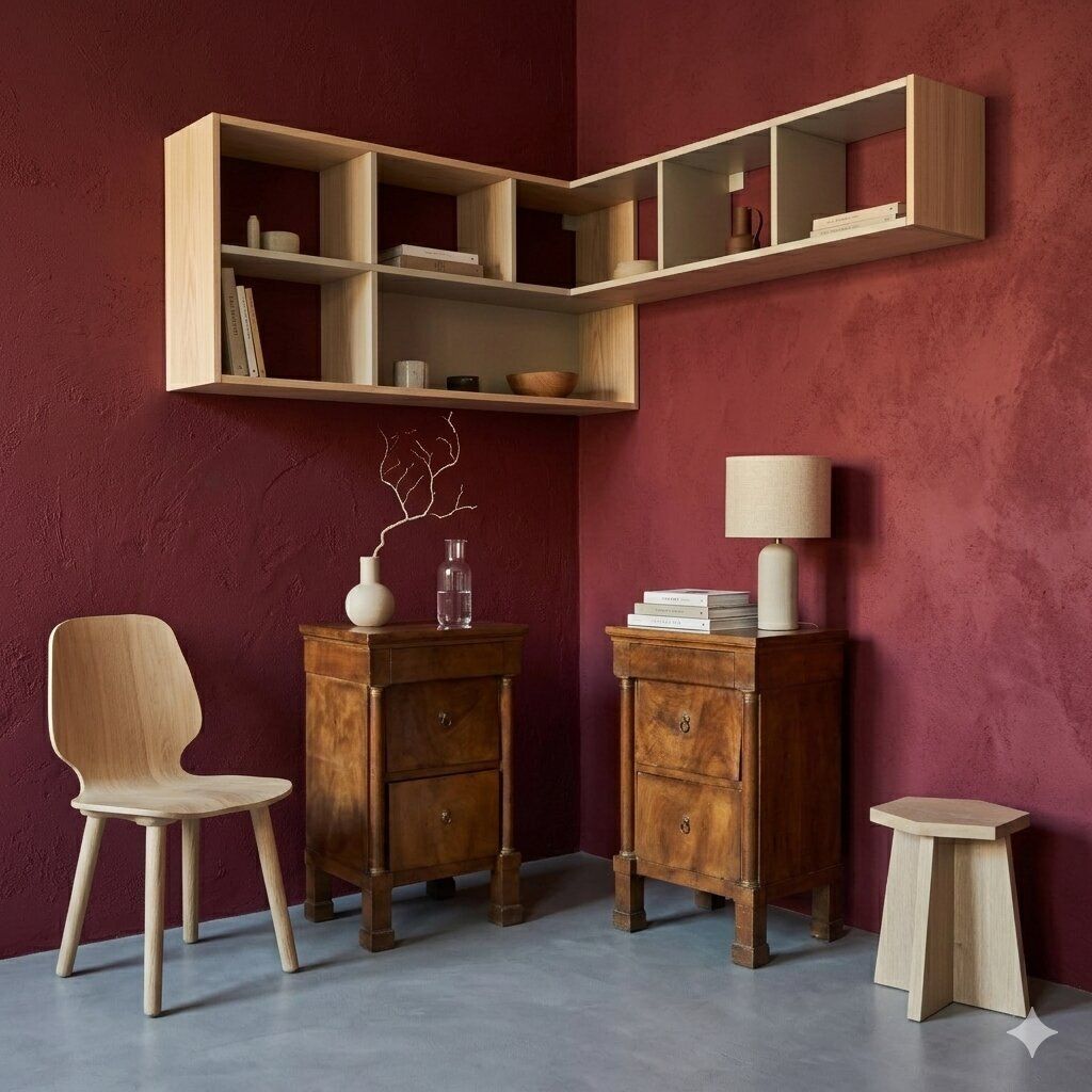 Tables de chevet de style Empire en noyer, début du XIXe siècle photo furniture