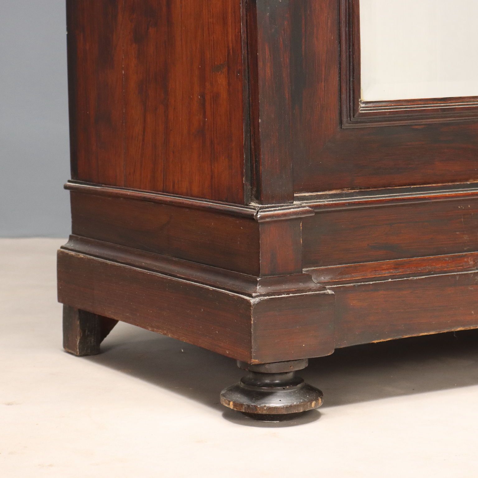 Furniture Bois De Violette Veneered Wardrobe Italy 19th Century photo