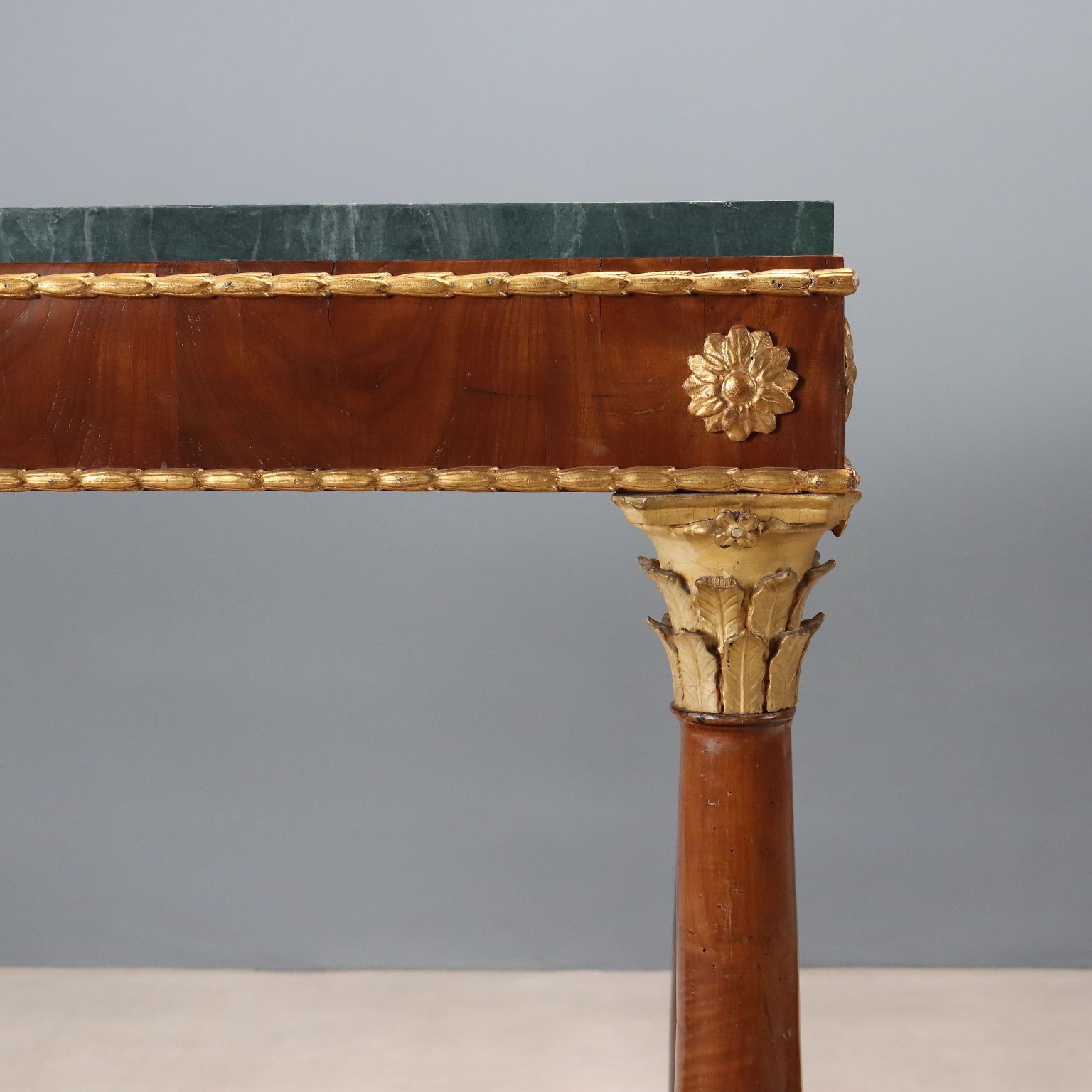 Empire Console Fir Cherrywood Italy XIX Century photo vinterior