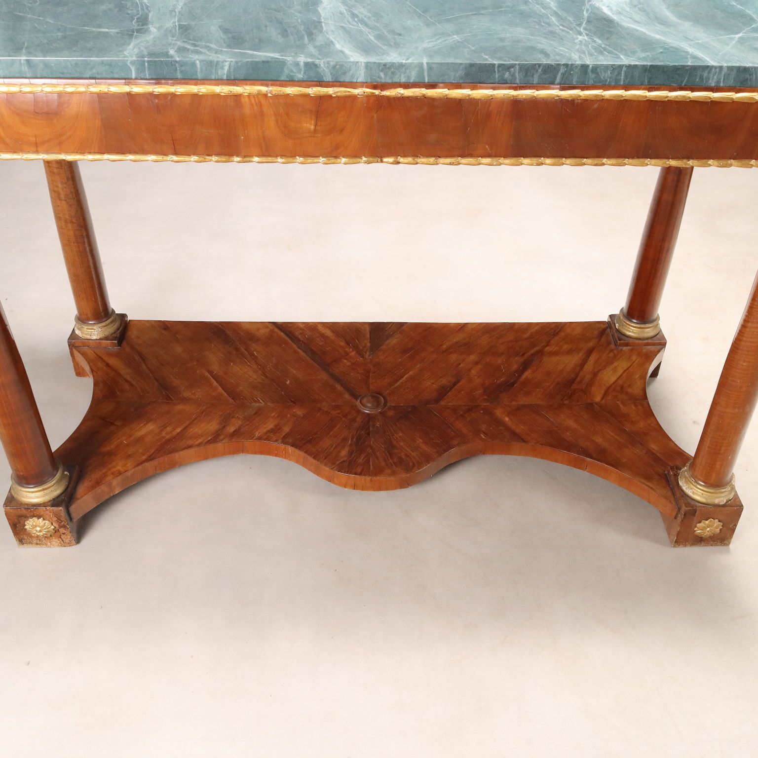 photo furniture Empire Consoletafel Vurenhout Kersenhout Italië 19e Eeuw