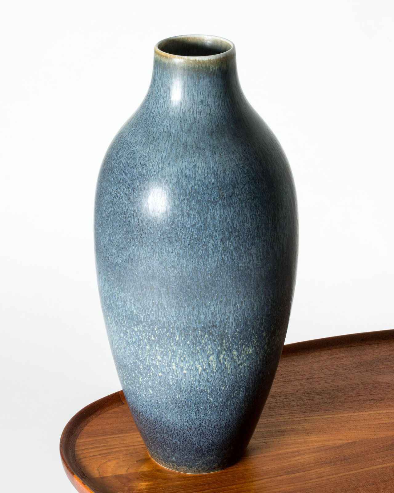 Midentury Stoneware Floor Vase, Carl Harry Stålhane, Rörstrand, Sweden, 1950s photo for sale