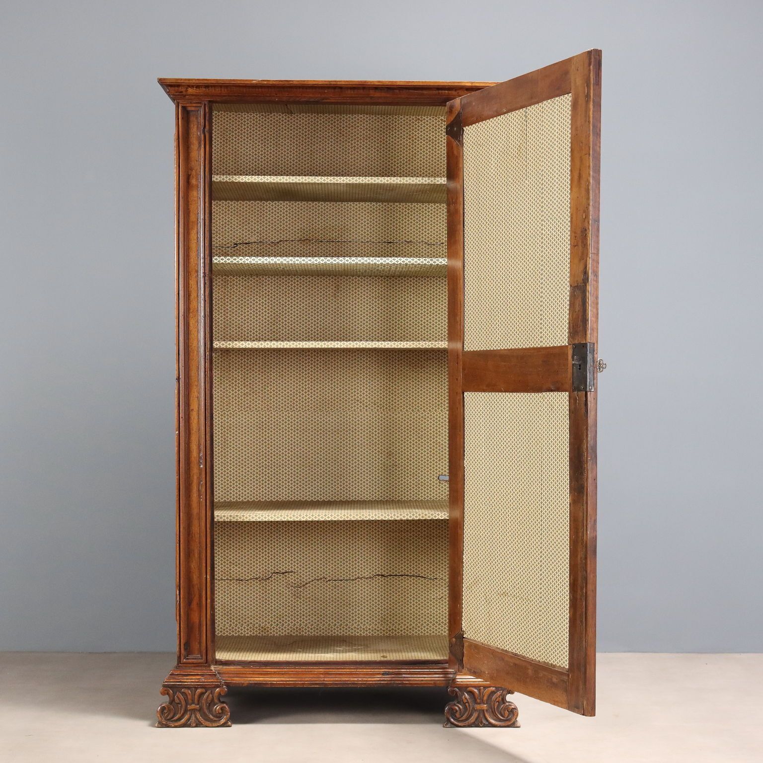 Baroque Wardrobe Walnut Italy XX Century photo for sale