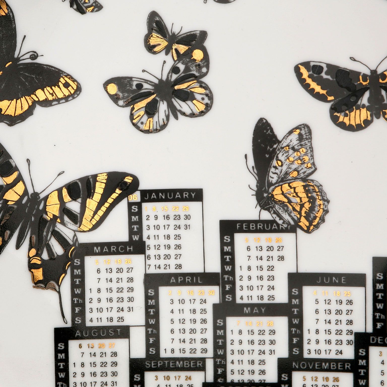 Piero Fornasetti Plate, Calendar Series photo vinterior