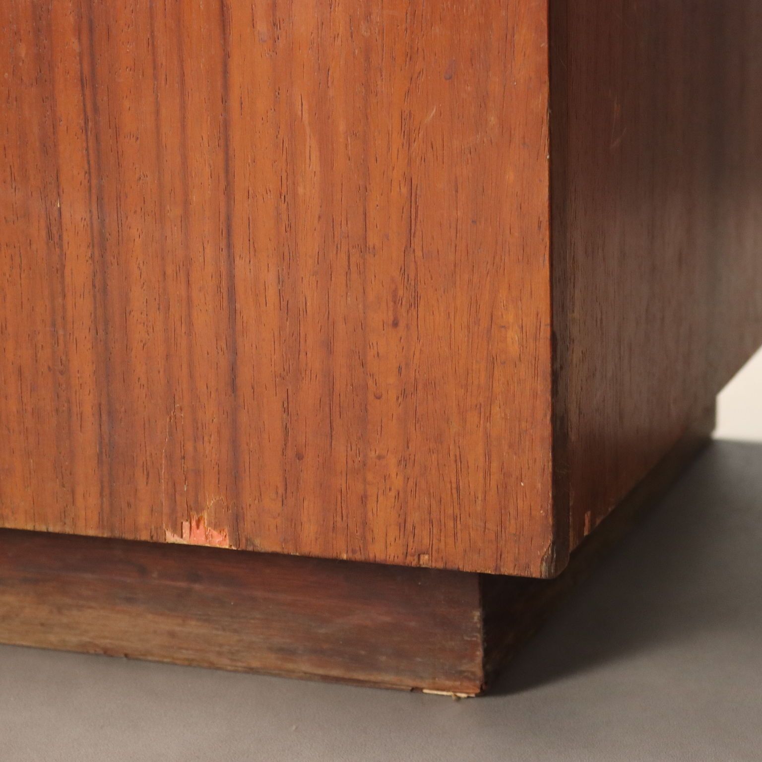 photo furniture Vintage Cupboard Exotic Wood Veneer Marble Design Italy 1960s