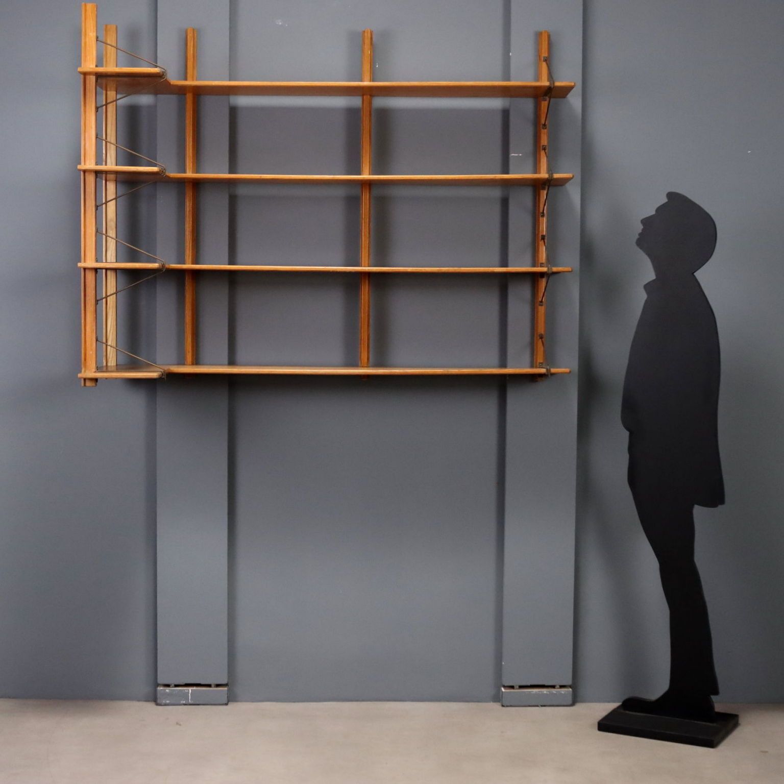 Vintage Corner Bookshelf From The 1960s photo furniture