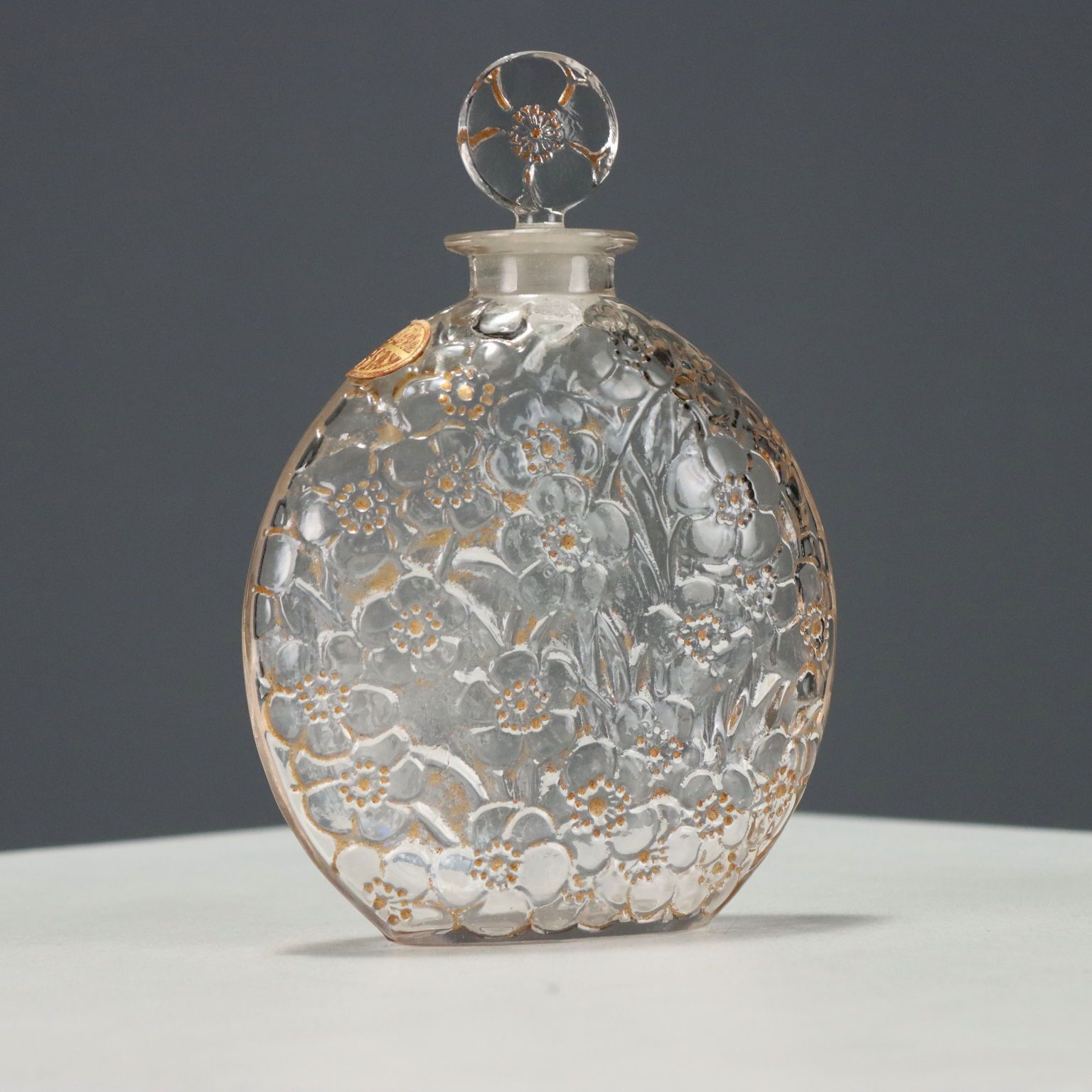 Le Lys Bottle For D'orsay René Lalique Glass France Early XX Century