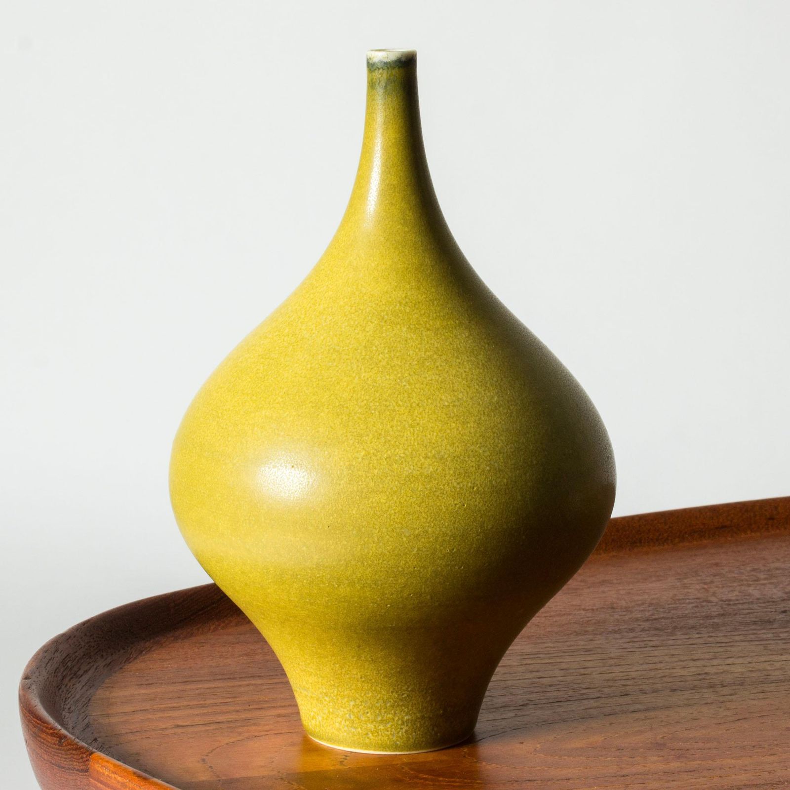 Unique Stoneware Vase By Carl Harry Stålhane, Rörstrand, Sweden, 1950s photo for sale