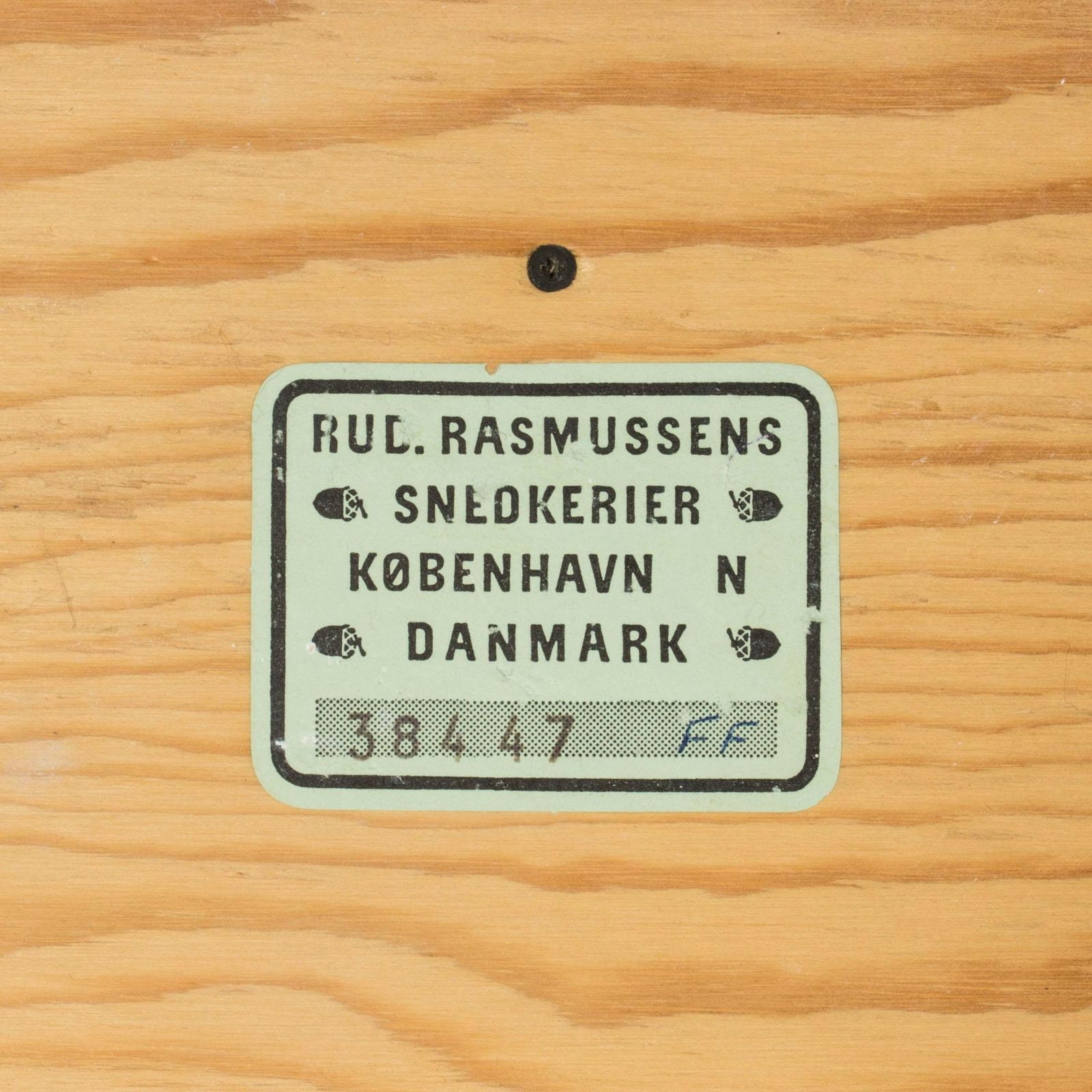 photo vintage Bibliothèque modulaire en pin d'Oregon par Mogens Koch, Rud. Rasmussen, Danemark, années 1950