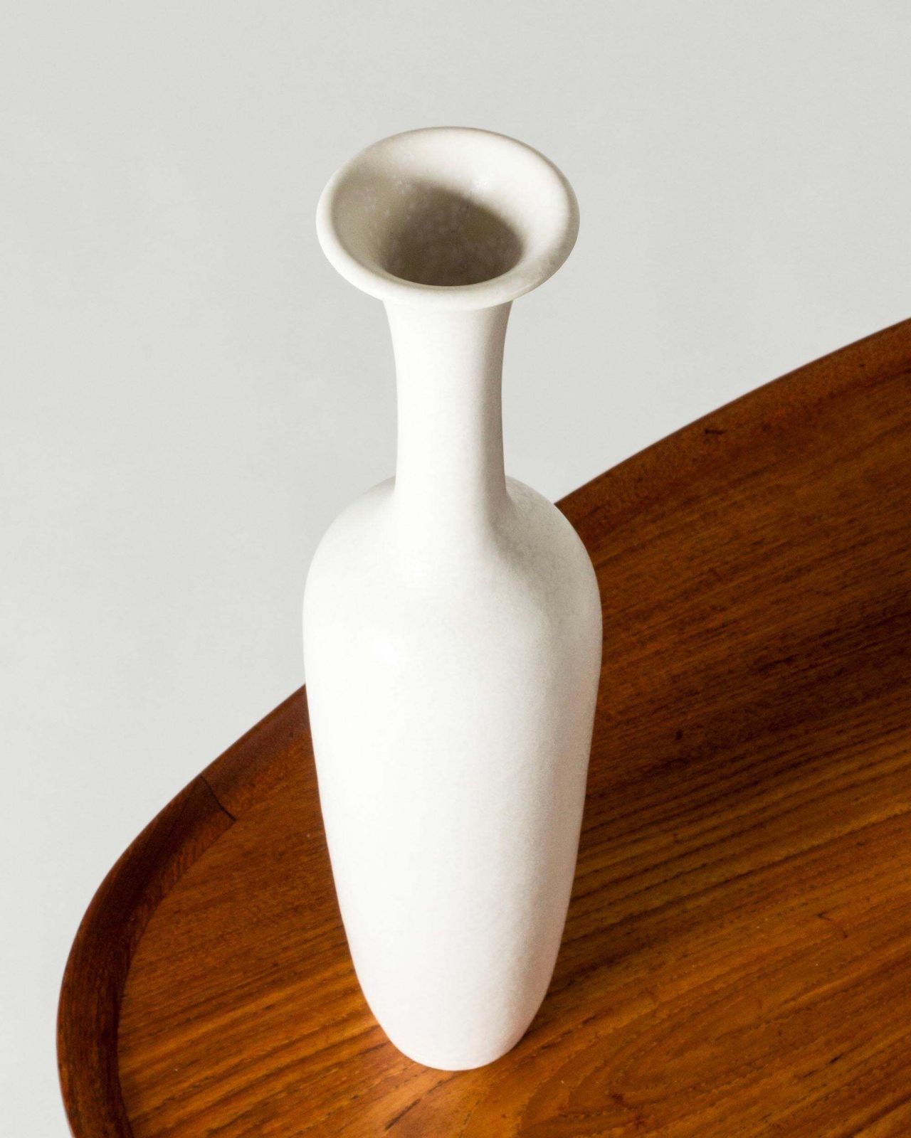 Vase en grès mid-century par Gunnar Nylund pour Rörstrand, Suède, années 1940 photo Décoration