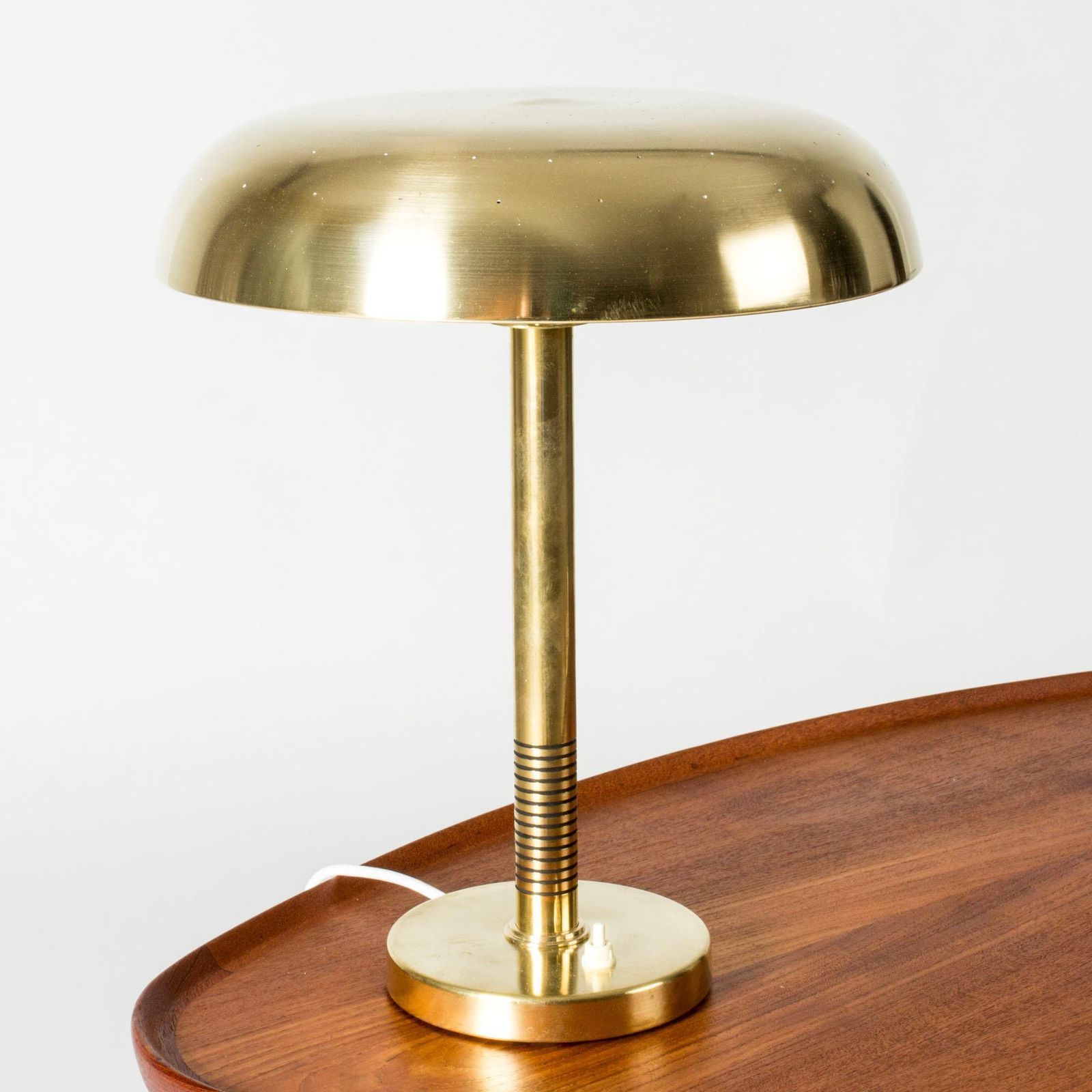 Scandinavian Modern Functionalist Table Lamp From Boréns, Sweden, 1940s photo furniture