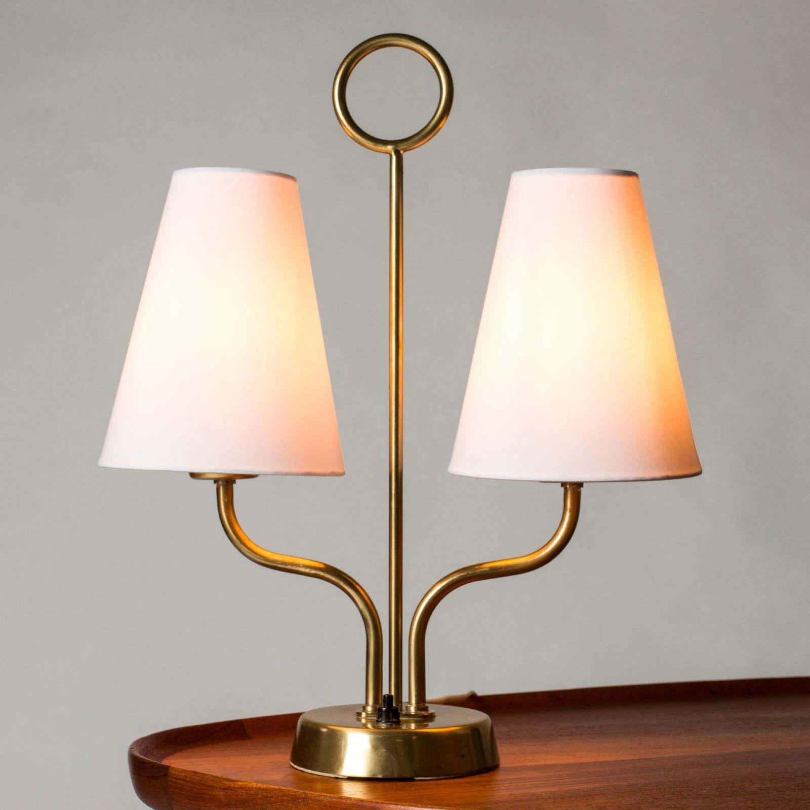 Modernist Table Lamp By Hans Bergström, Ateljé Lyktan, Sweden, 1940s photo 4584.0