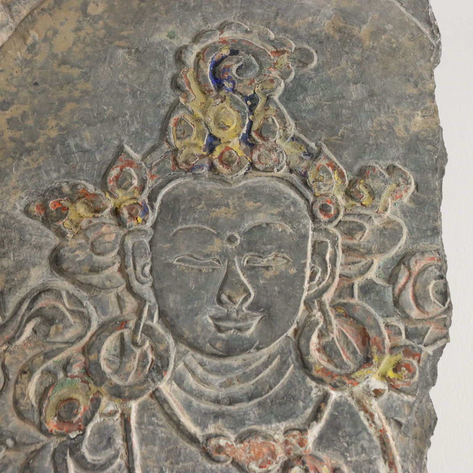 Pierre mani d'Avalokiteshvara, dieu de la compassion photo for sale
